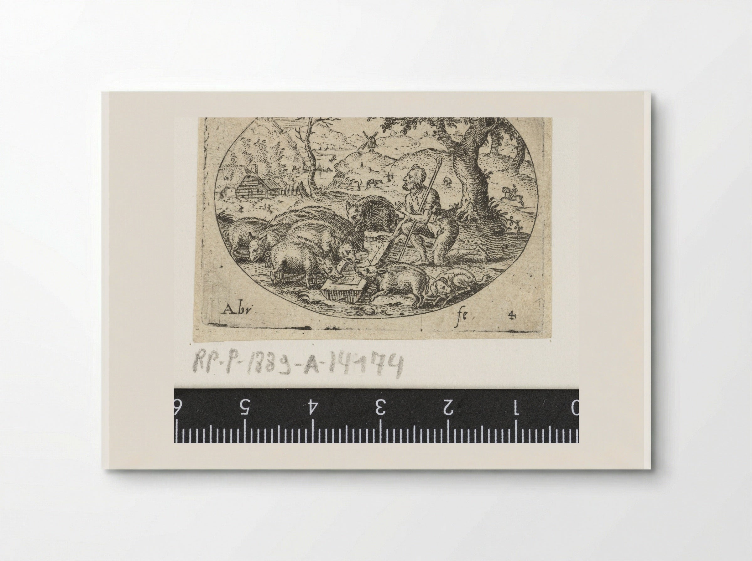 The Prodigal Son as a Swineherd - Abraham de Bruyn - Poster