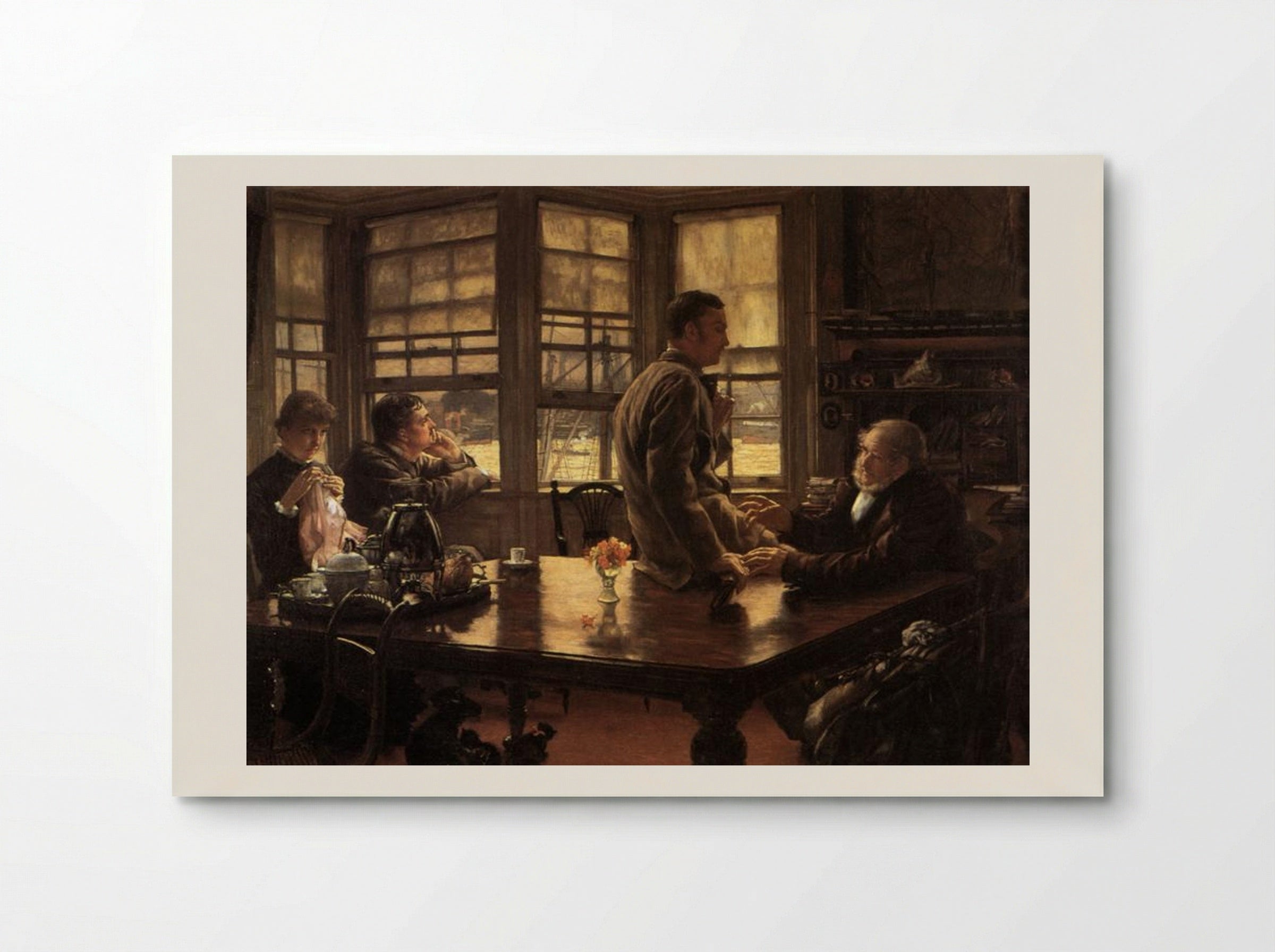 The Prodigal Son in Modern Life: The Departure - James Tissot - Poster