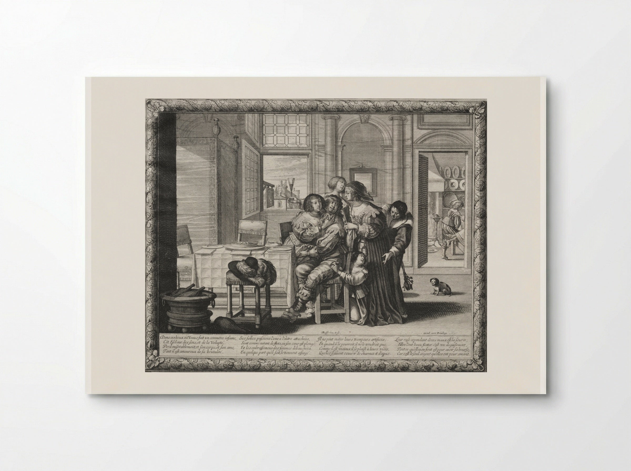 The Prodigal Son: Riotous Living - Abraham Bosse - Poster