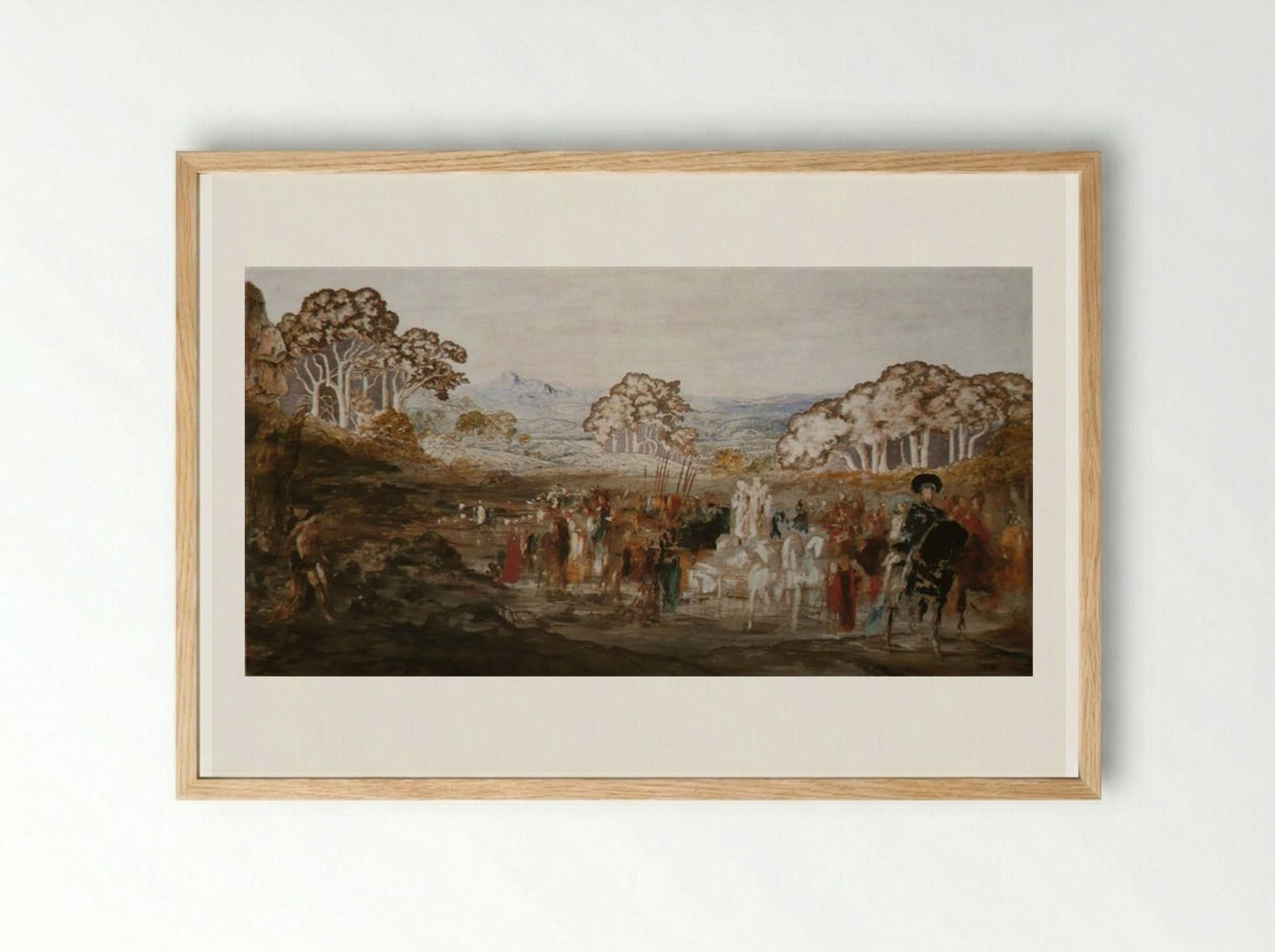 The Prodigal Son - Gustave Moreau - Framed Print Wood