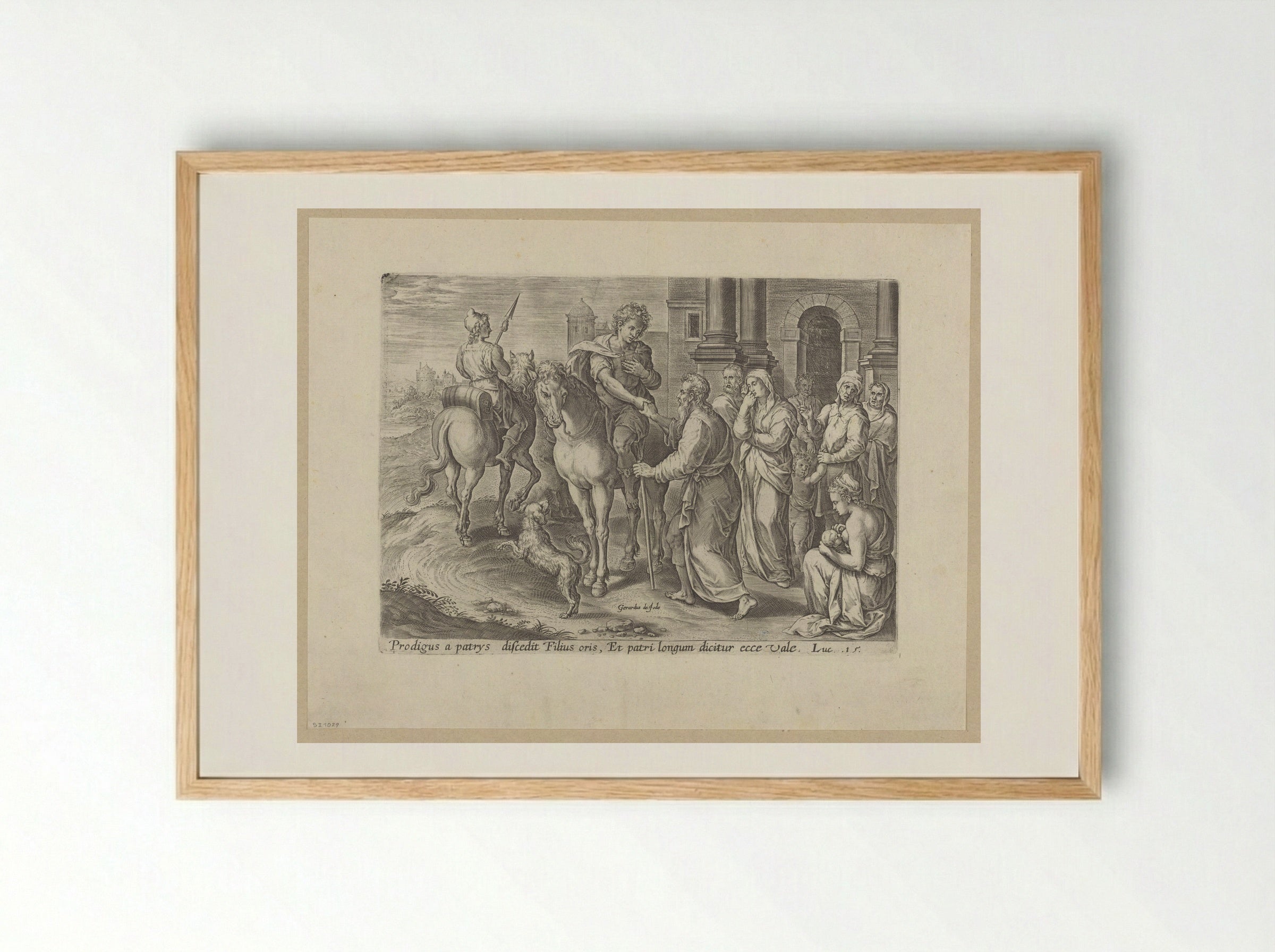 The Prodigal Son - Chrispijn van den Broeck - Framed Print Wood