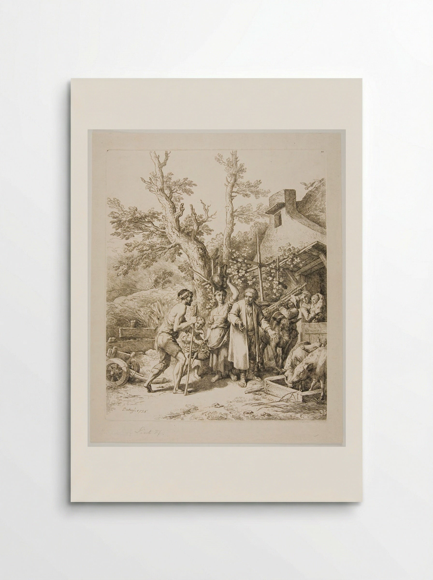 The Prodigal Son - Christian Wilhelm Ernst Dietrich - Poster