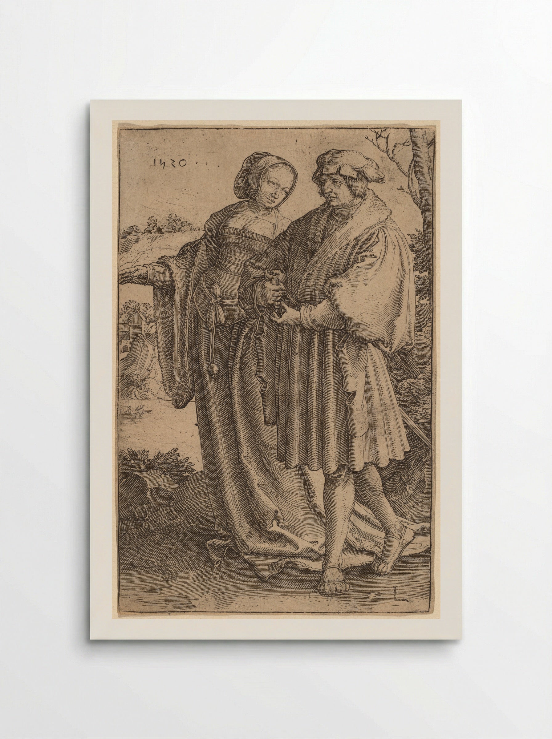 The Promenade - Lucas van Leyden - Poster