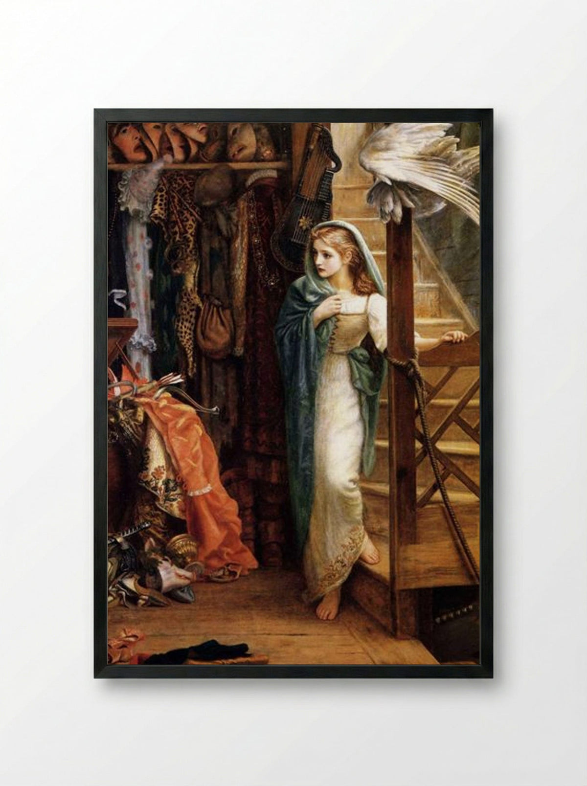 The Property Room - Arthur Hughes - Framed Print Black