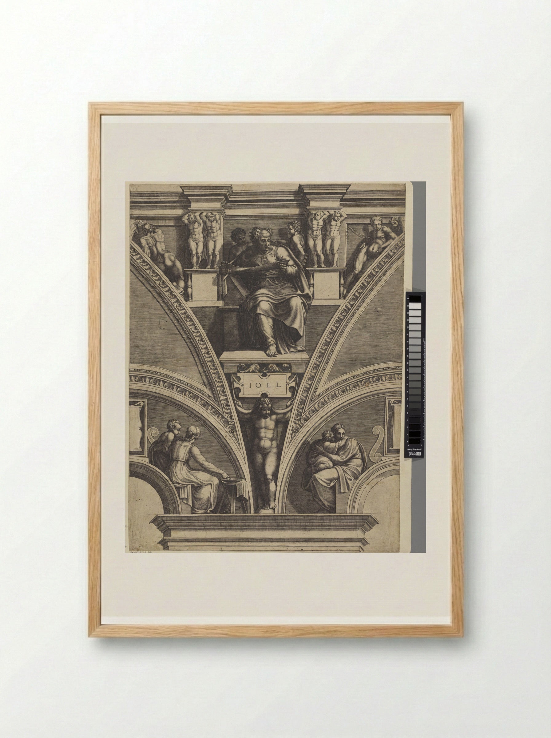 The Prophet Joel - Giorgio Ghisi - Framed Print Wood