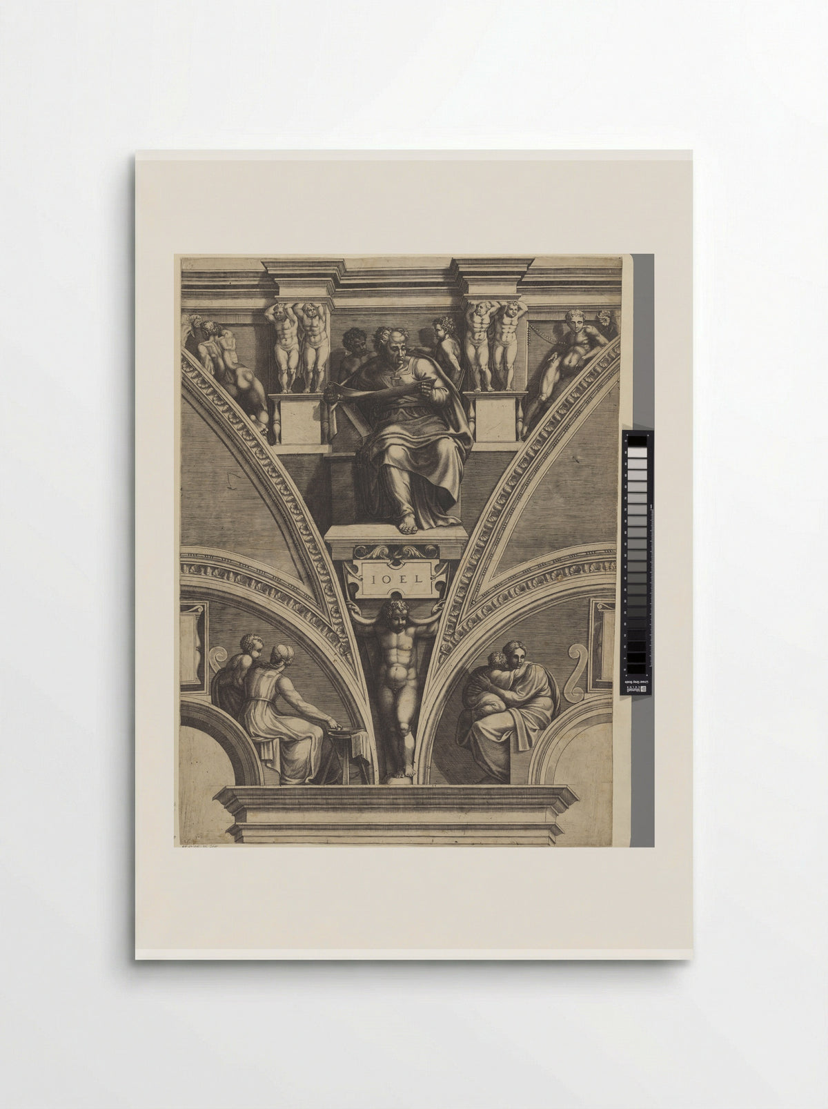The Prophet Joel - Giorgio Ghisi - Poster