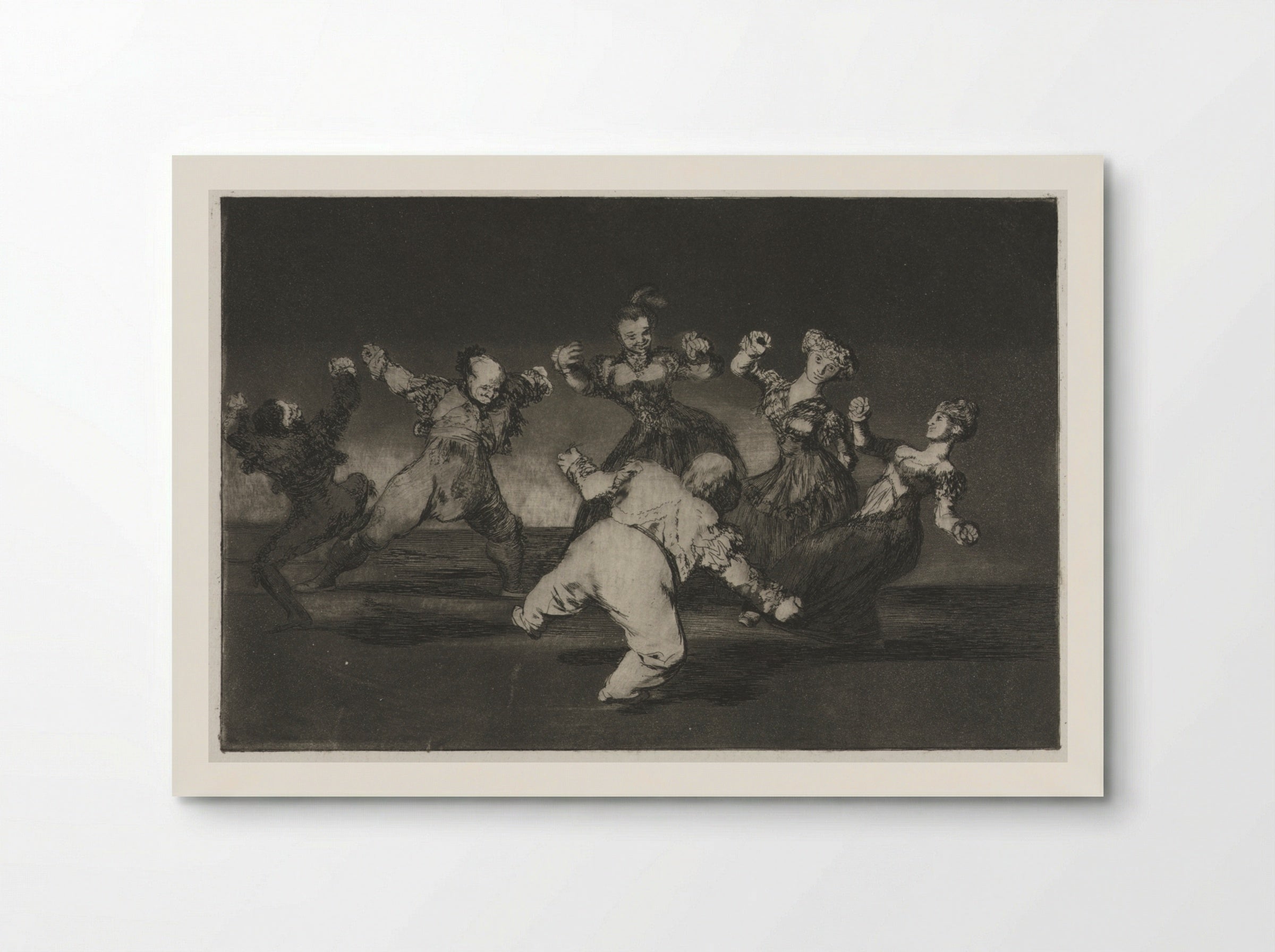 The Proverbs: If Marion Will Dance, Then She Has to Take the Consequences - Francisco de Goya - Poster