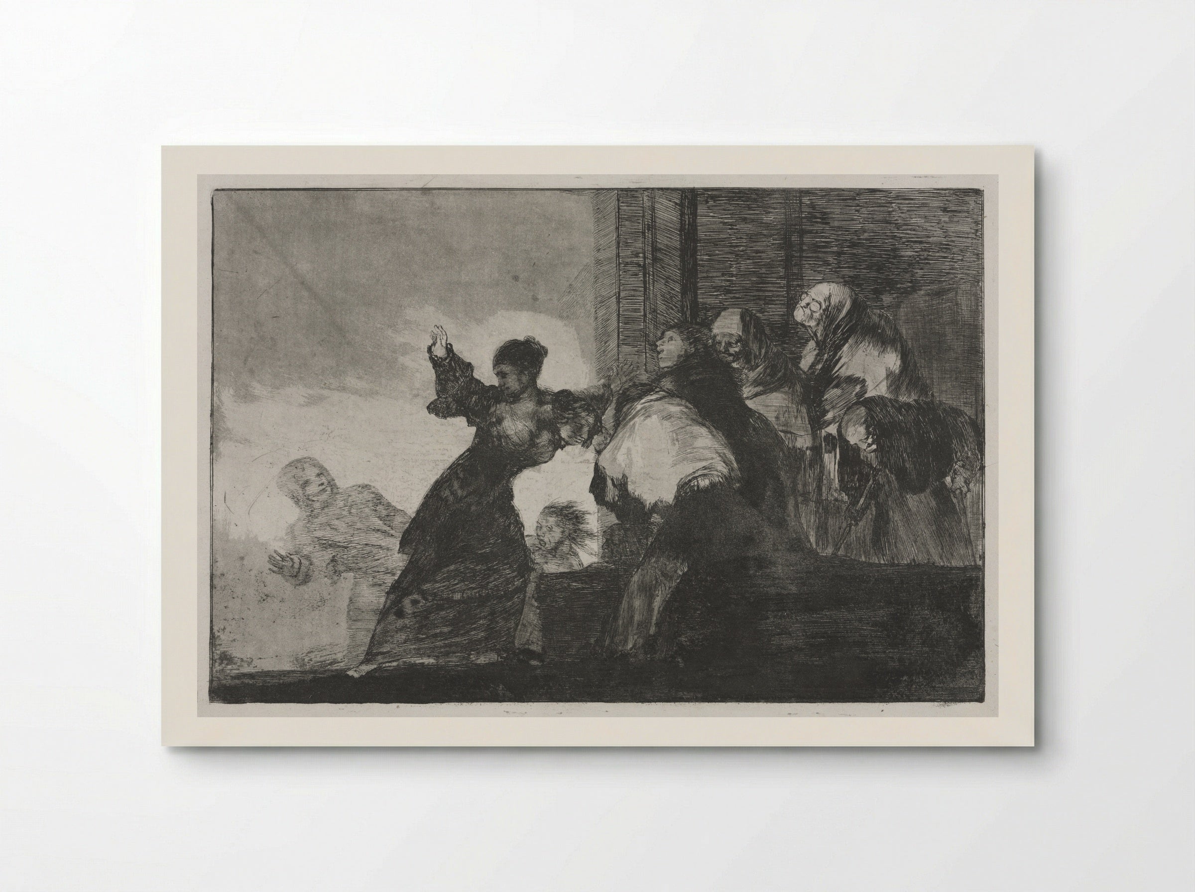 The Proverbs: Two Heads are Better than One or Poor Folly - Francisco de Goya - Poster