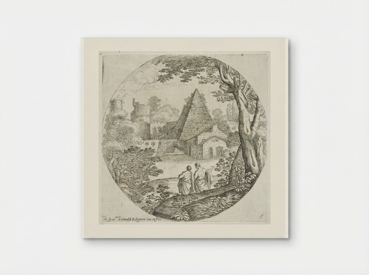 The Pyramid - Giovanni Francesco Grimaldi - Poster