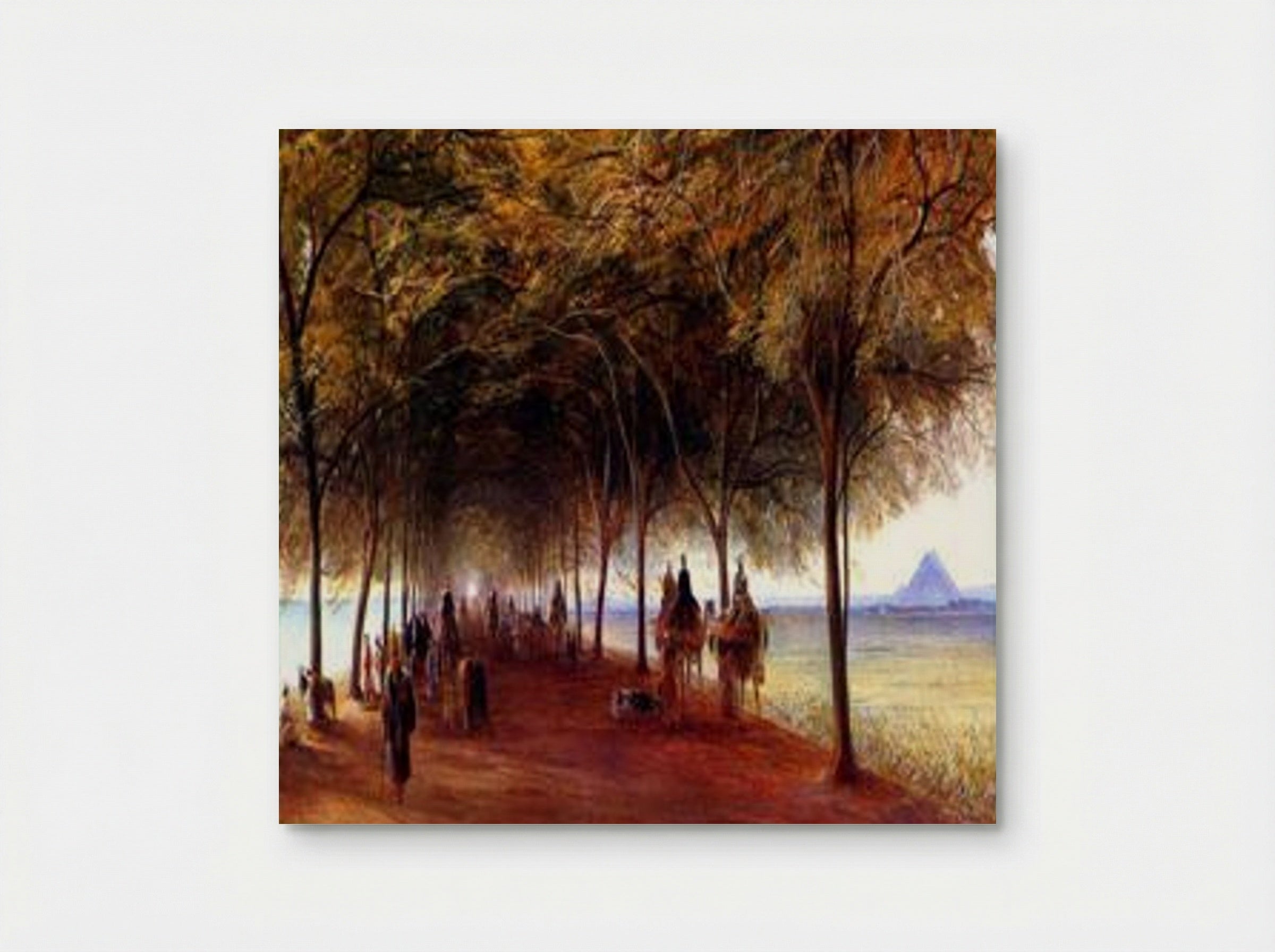 The Pyramids Road, Gizah - Edward Lear - Poster
