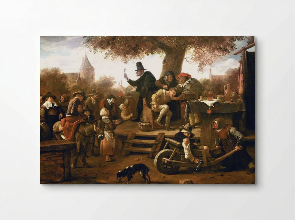 The Quack Doctor - Jan Steen - Poster