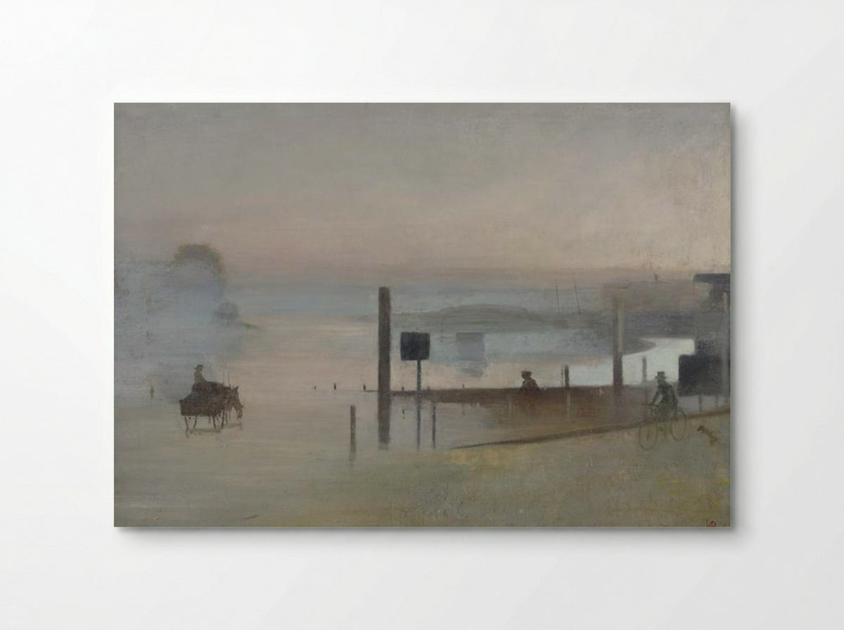 The Quiet River. The Thames at Chiswick - Victor Pasmore - Poster