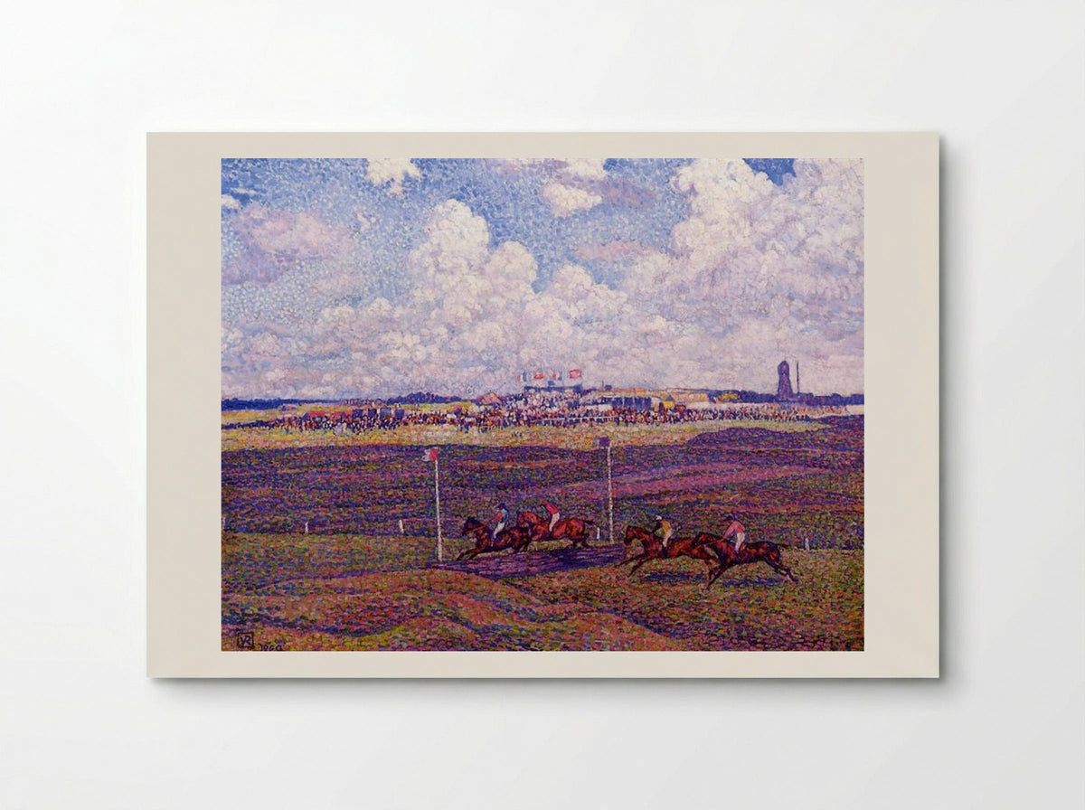 The Race Track at Boulogne-sur-Mer - Théo van Rysselberghe - Poster