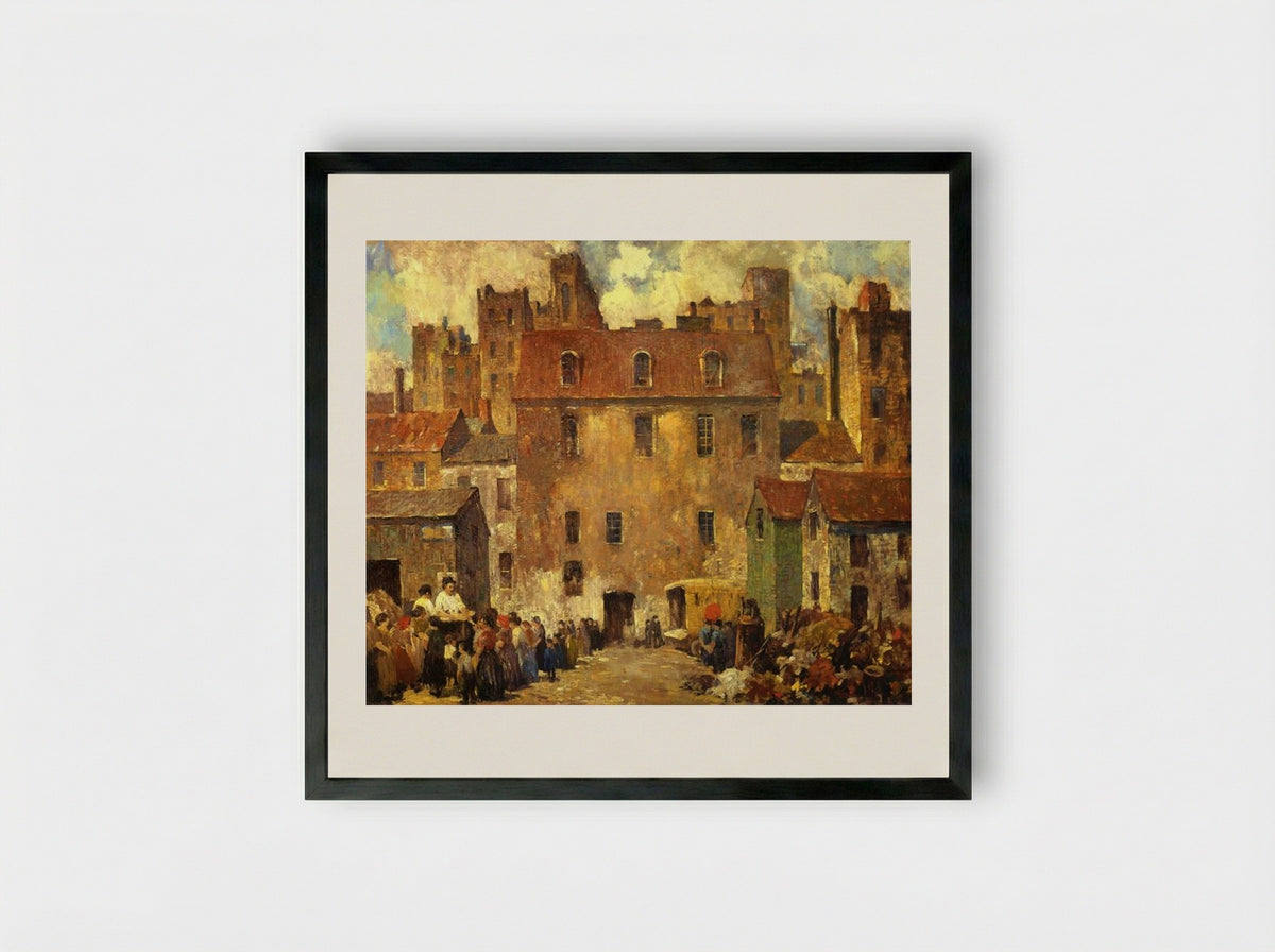 The Rag Pickers - Robert Spencer - Framed Print Black