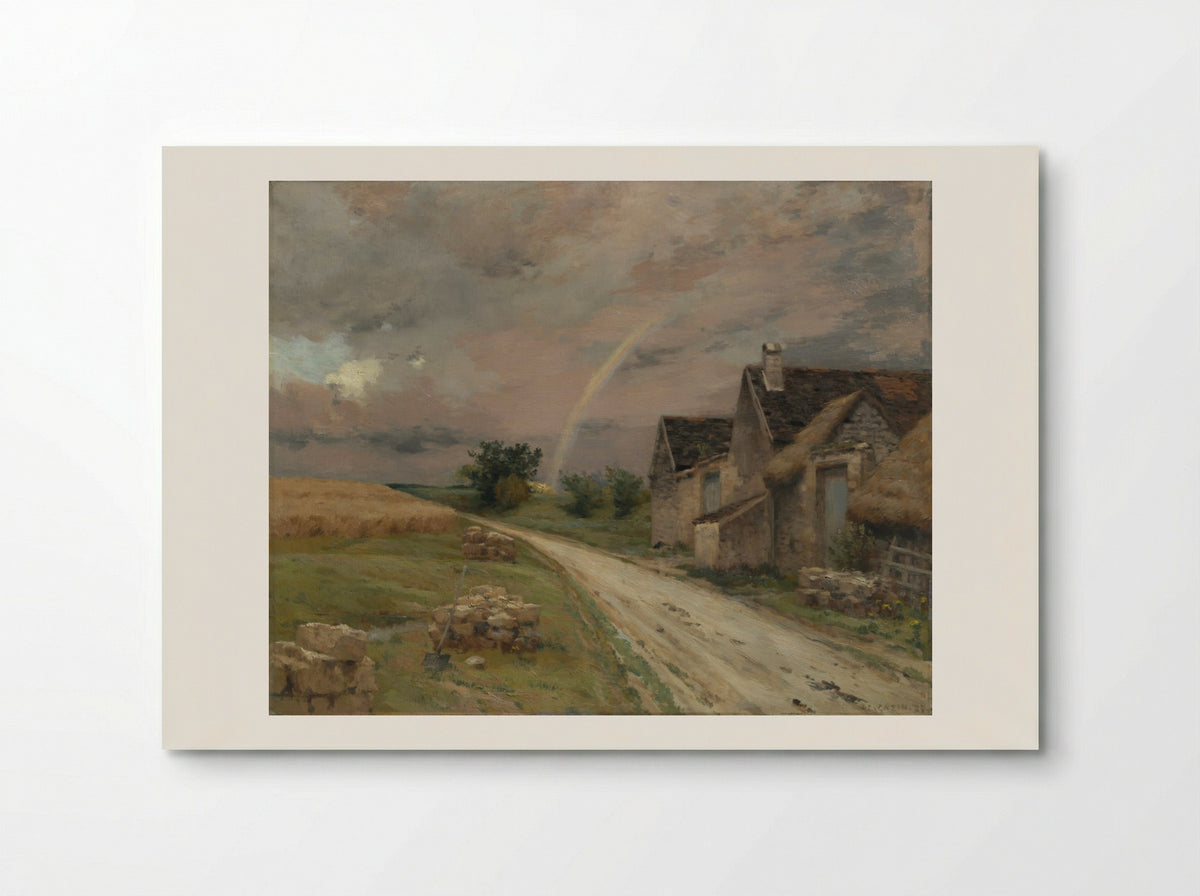 The Rainbow, Achères la Forêt - Jean-Charles Cazin - Poster