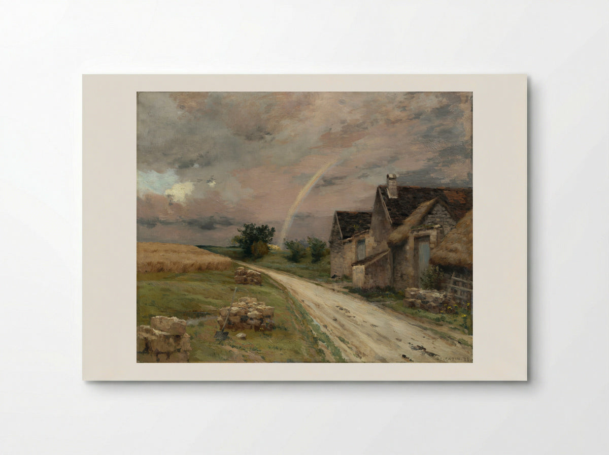 The Rainbow, Achères la Forêt - Jean-Charles Cazin - Poster