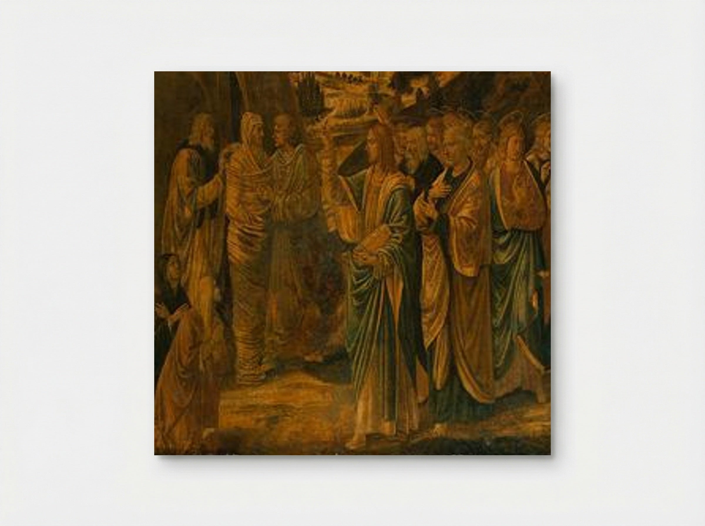 The Raising of Lazarus (detail) - Benozzo Gozzoli - Poster