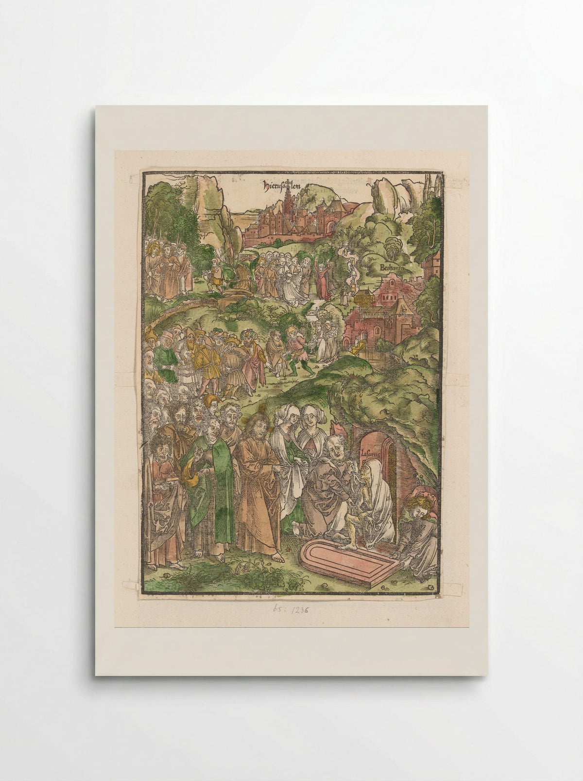 The Raising of Lazarus - Urs Graf - Poster