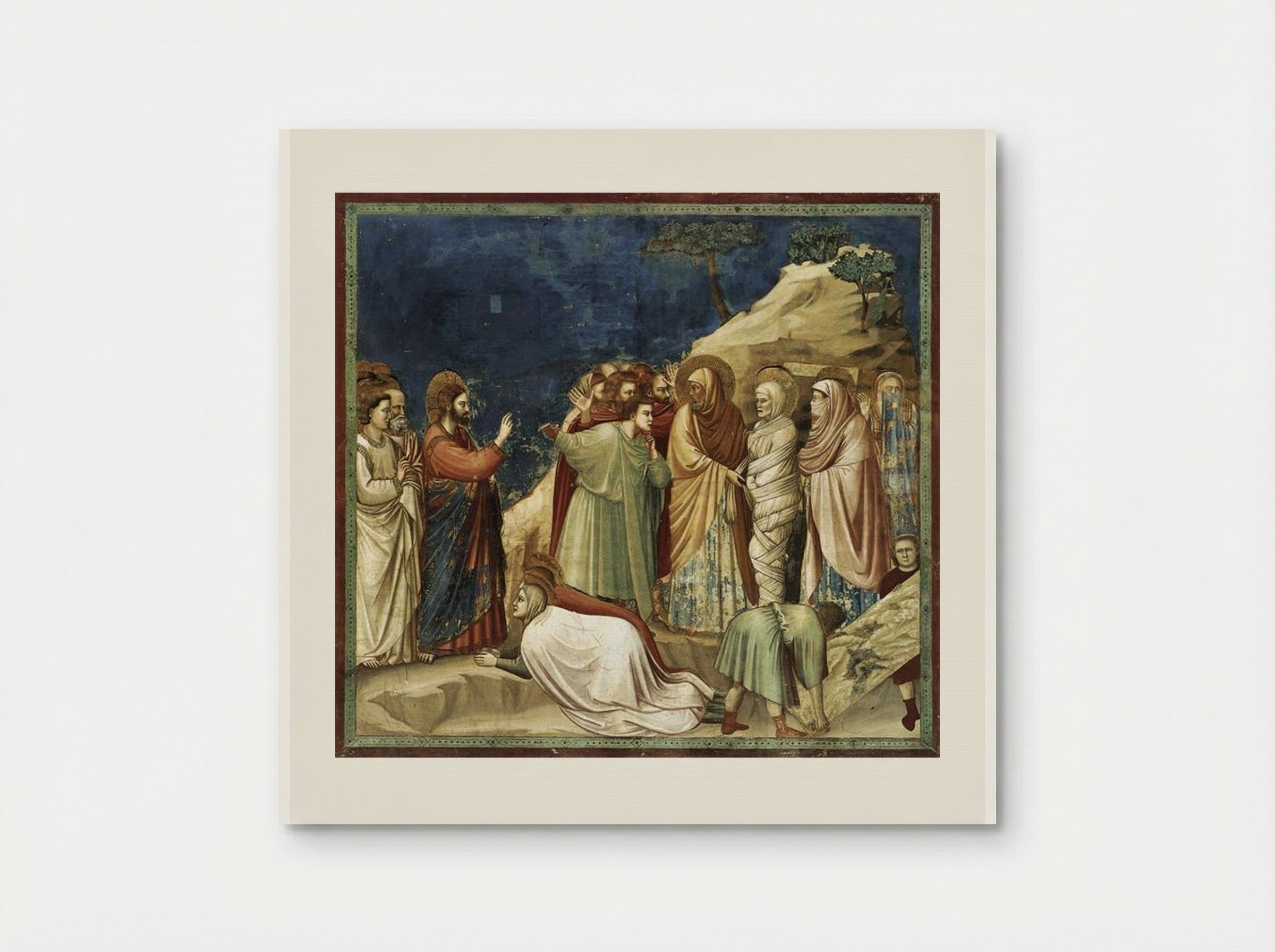 The Raising of Lazarus - Giotto di Bondone - Poster