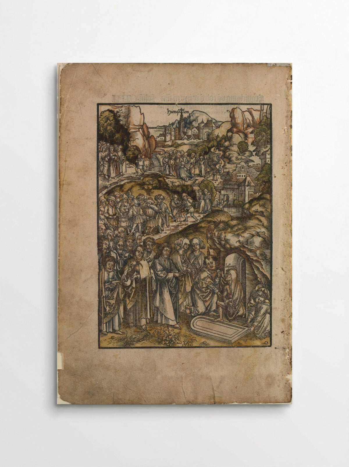 The Raising of Lazarus - Urs Graf the Elder - Poster