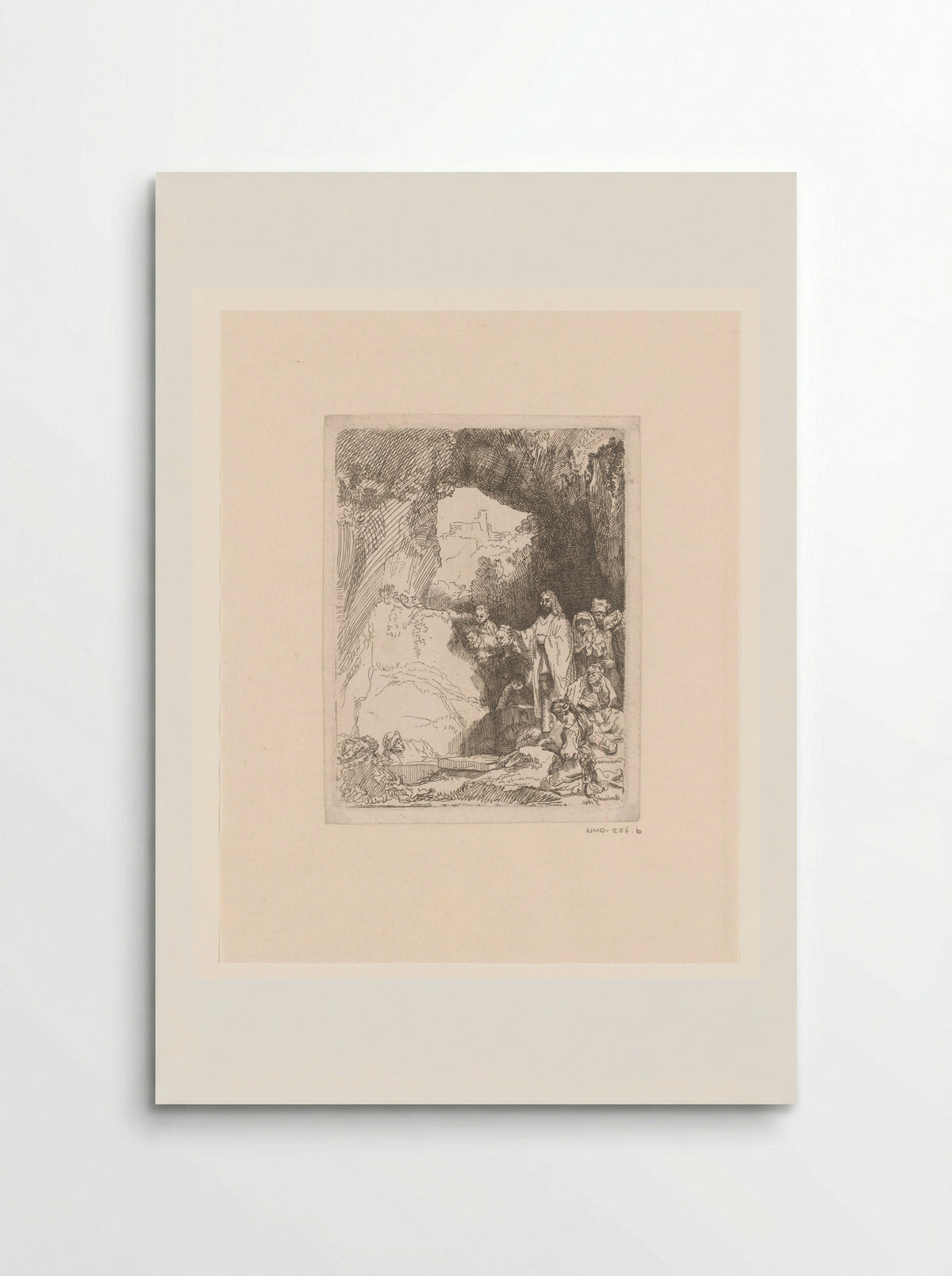 The Raising of Lazarus - John Smith of Chichester - Poster