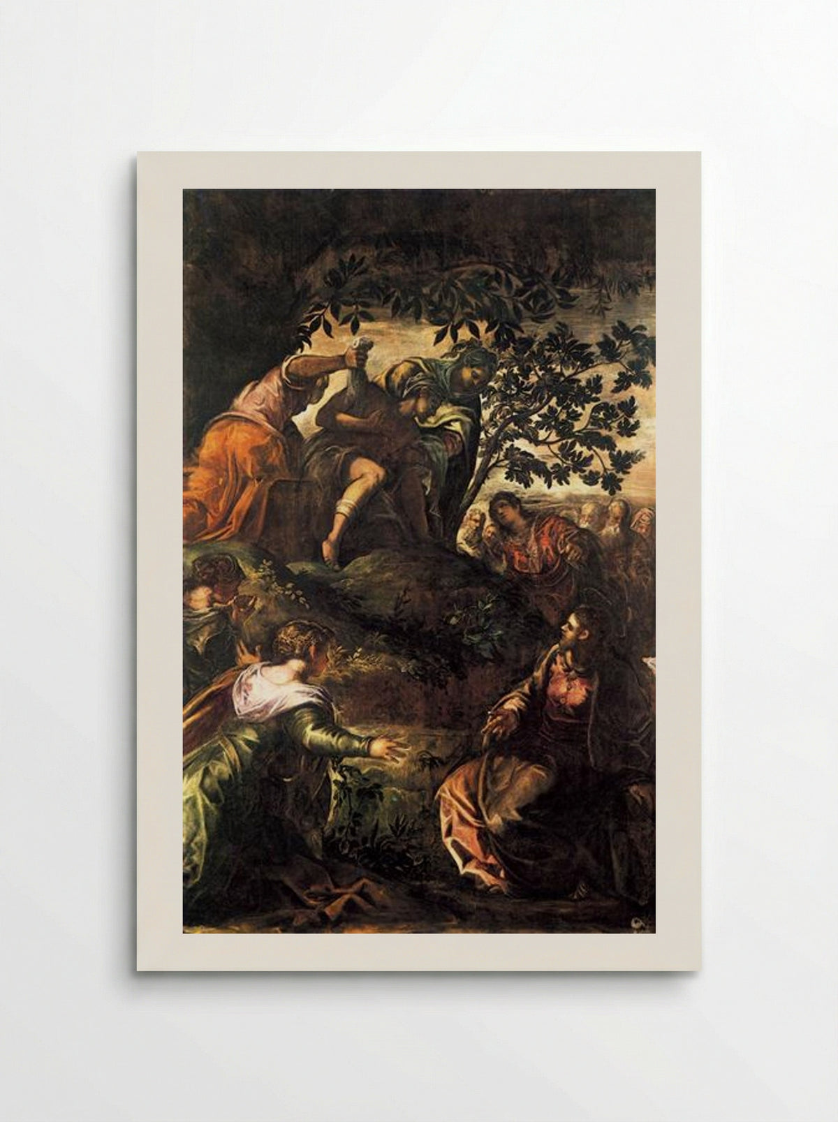 The Raising of Lazarus - Tintoretto - Poster