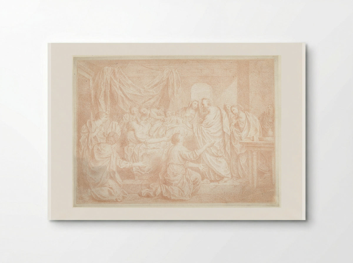 The Raising of Tabitha - Louis Fabritius Dubourg - Poster