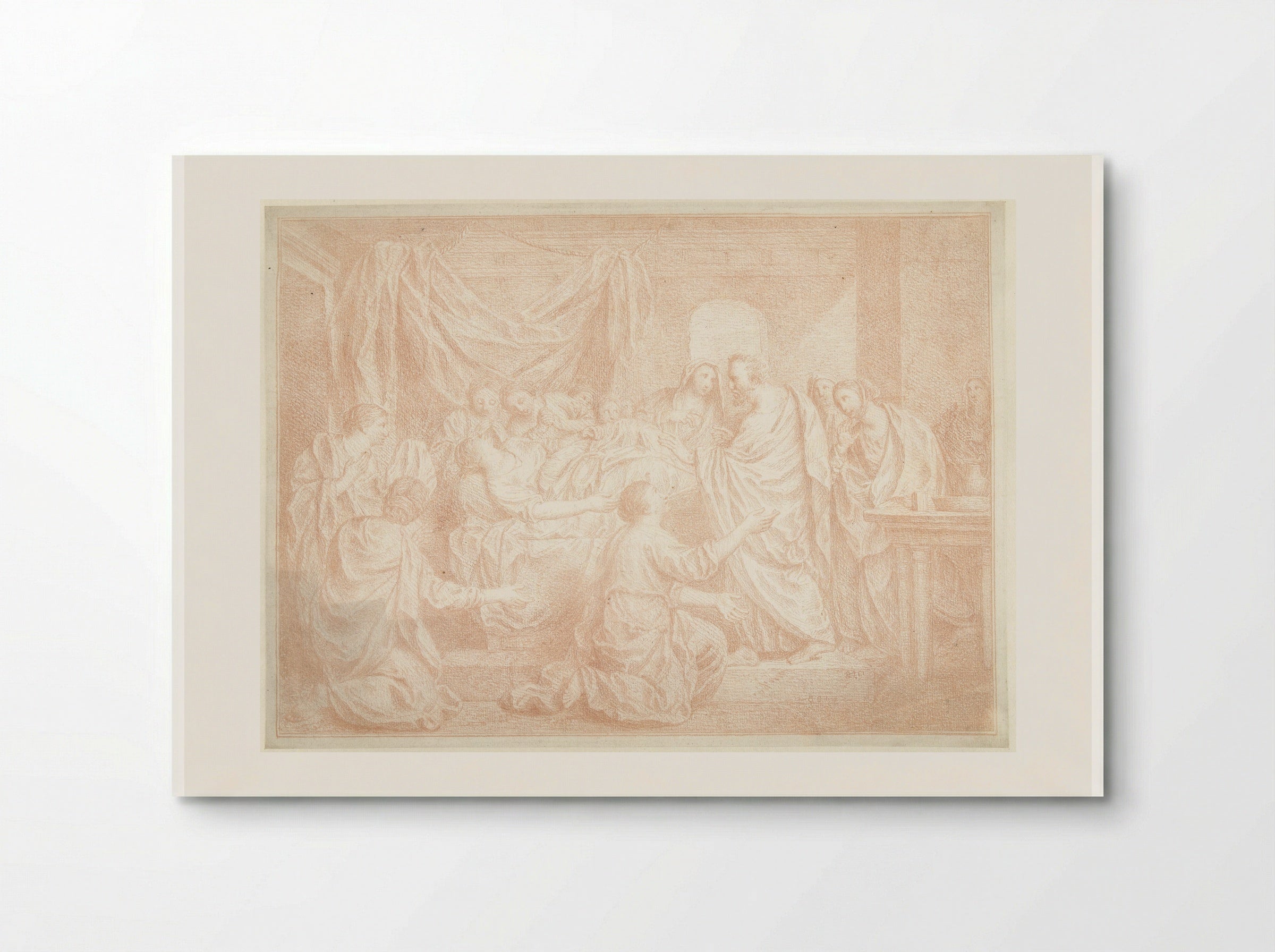 The Raising of Tabitha - Louis Fabritius Dubourg - Poster