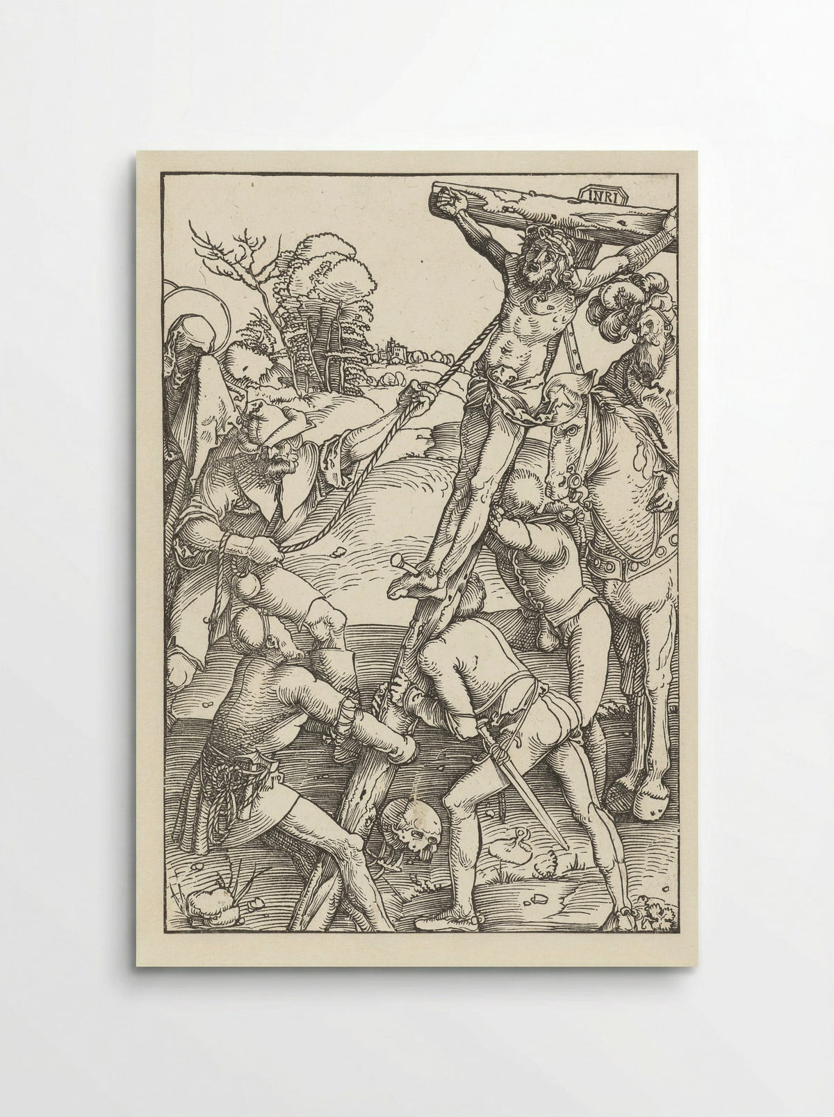 The Raising of the Cross - Hans Baldung Grien - Poster