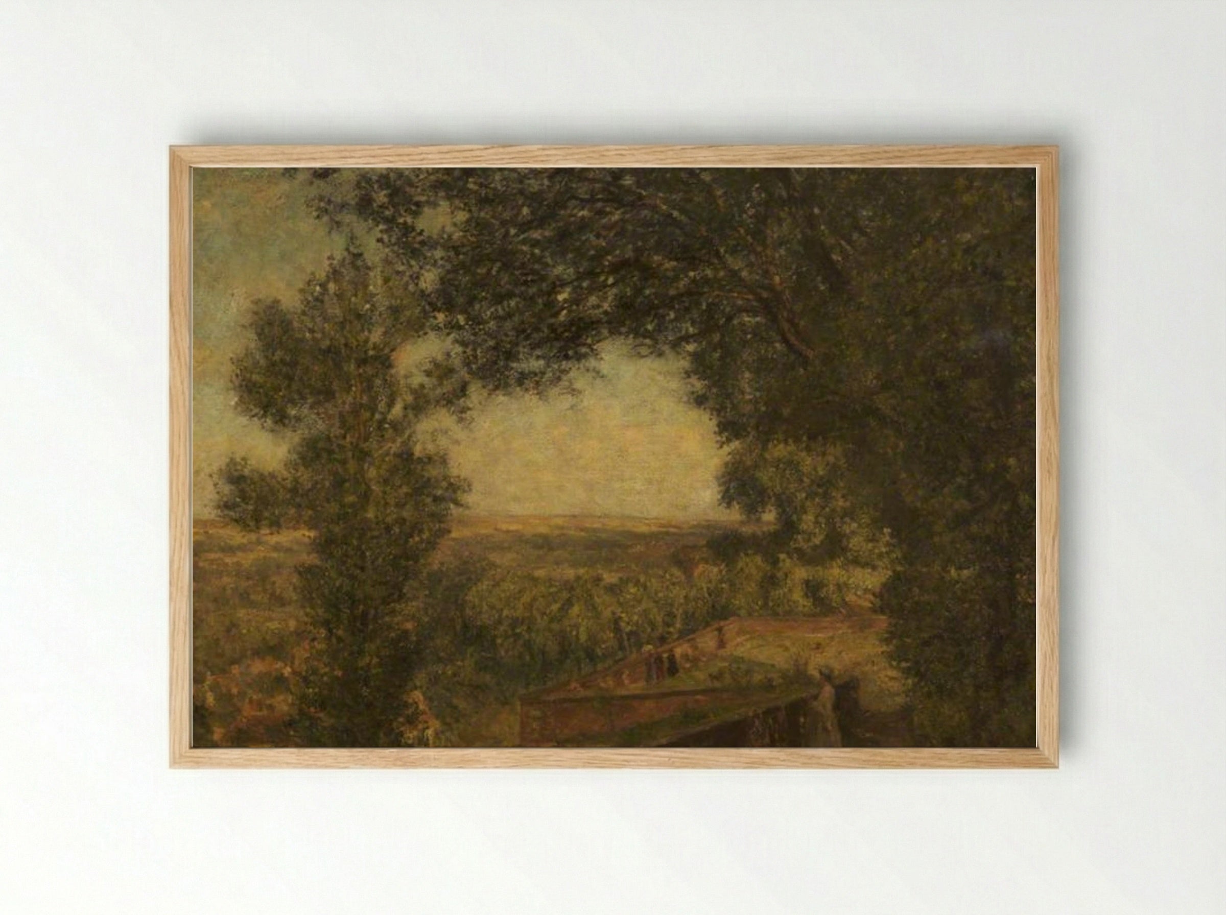 The Ramparts of Montreuil - James Charles - Framed Print Wood