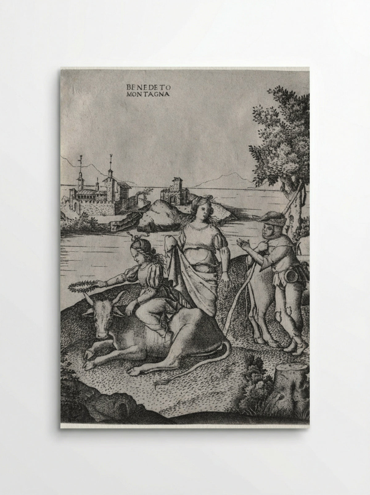 The Rape of Europa - Benedetto Montagna - Poster