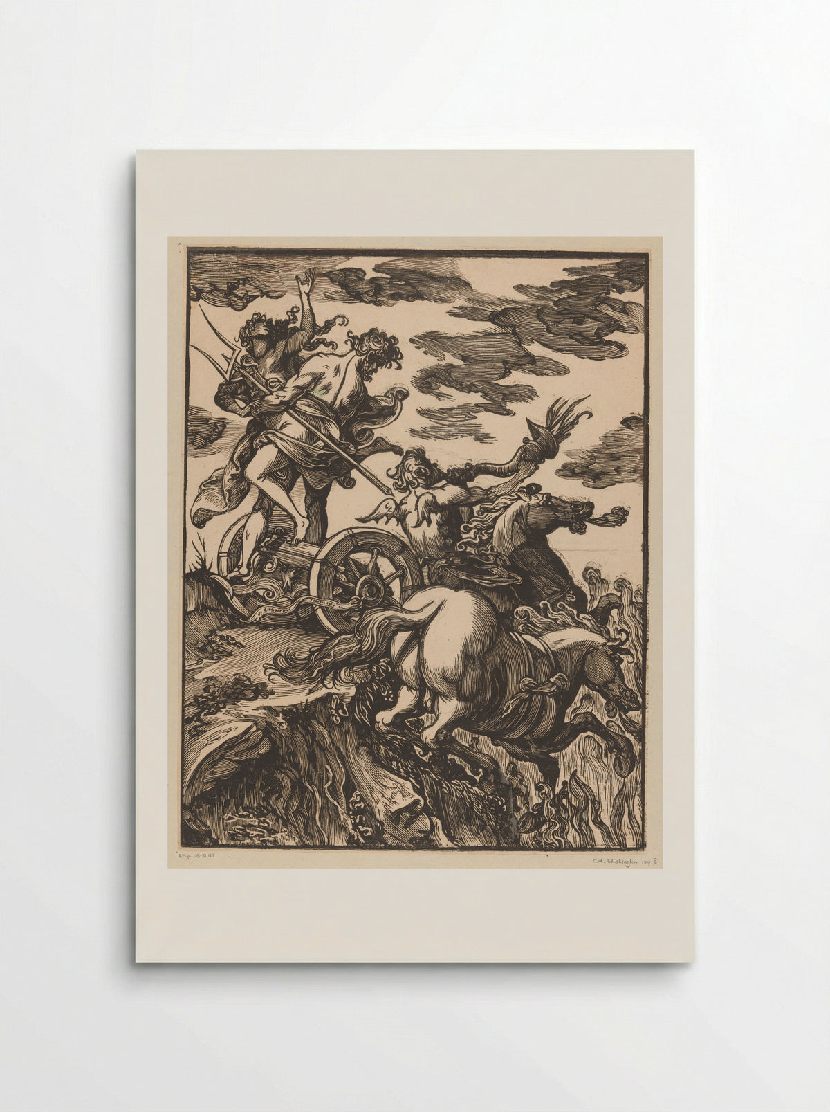 The Rape of Proserpina - Giuseppe Scolari - Poster