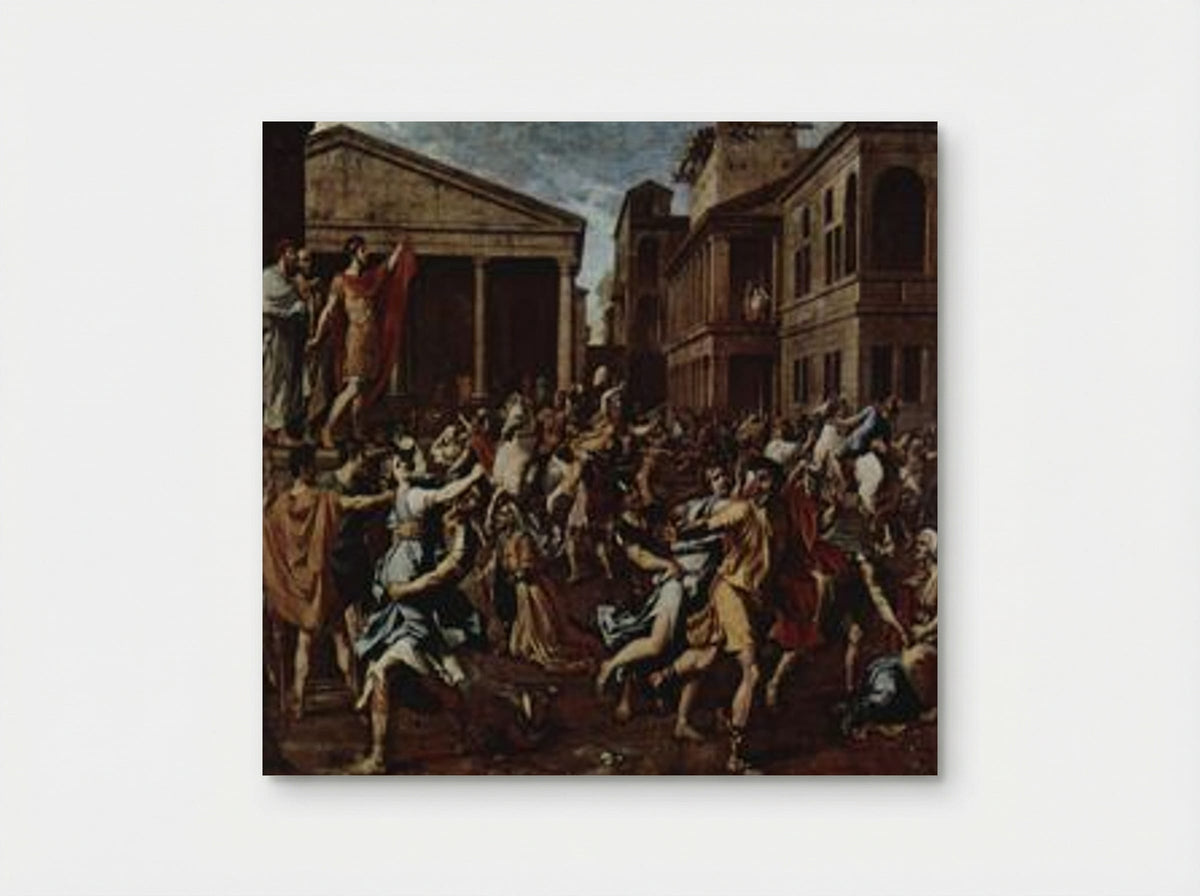 The Rape of the Sabine Women - Nicolas Poussin - Poster
