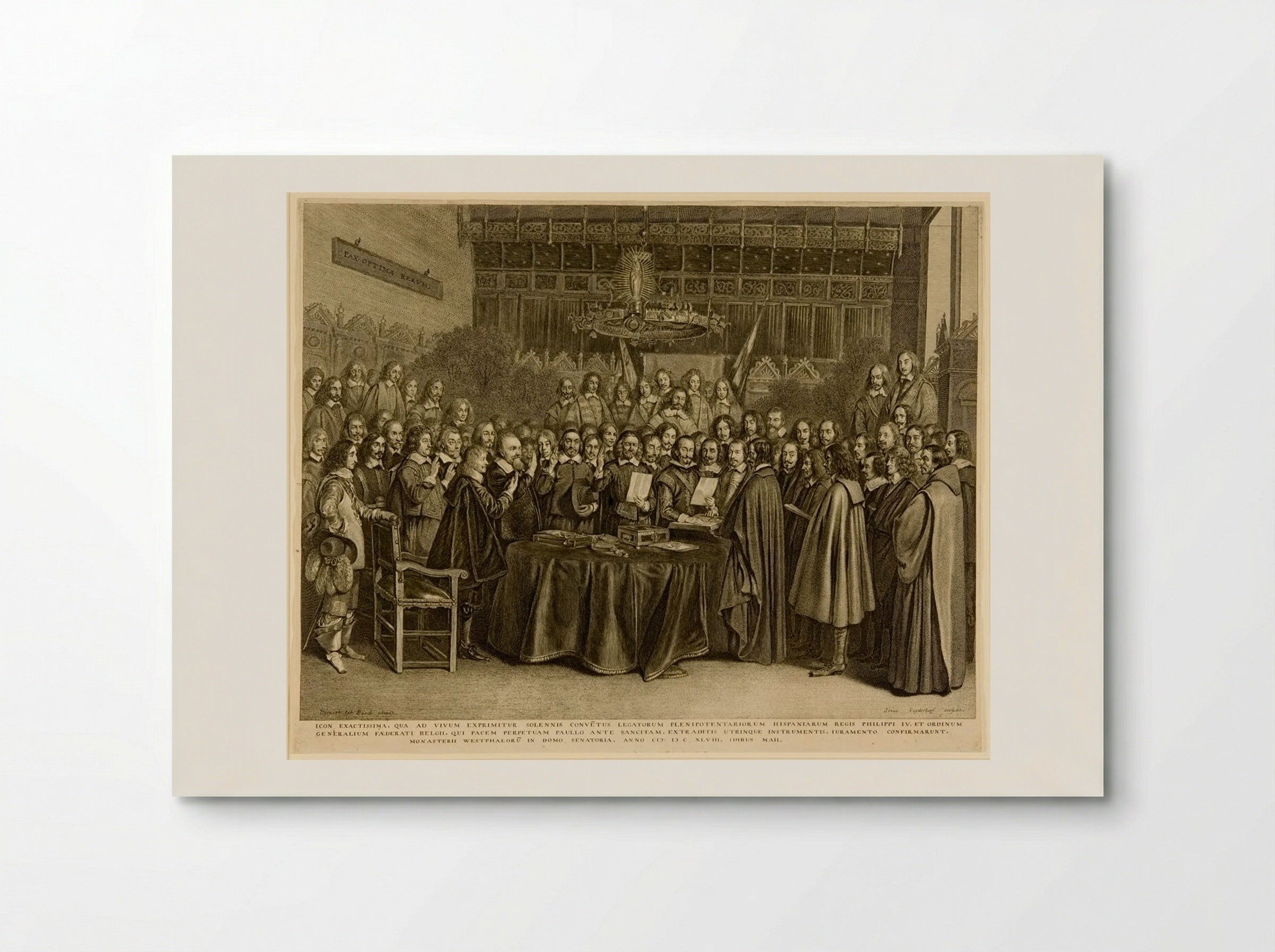 The Ratification of the Peace of Münster - Jonas Suyderhoef - Poster
