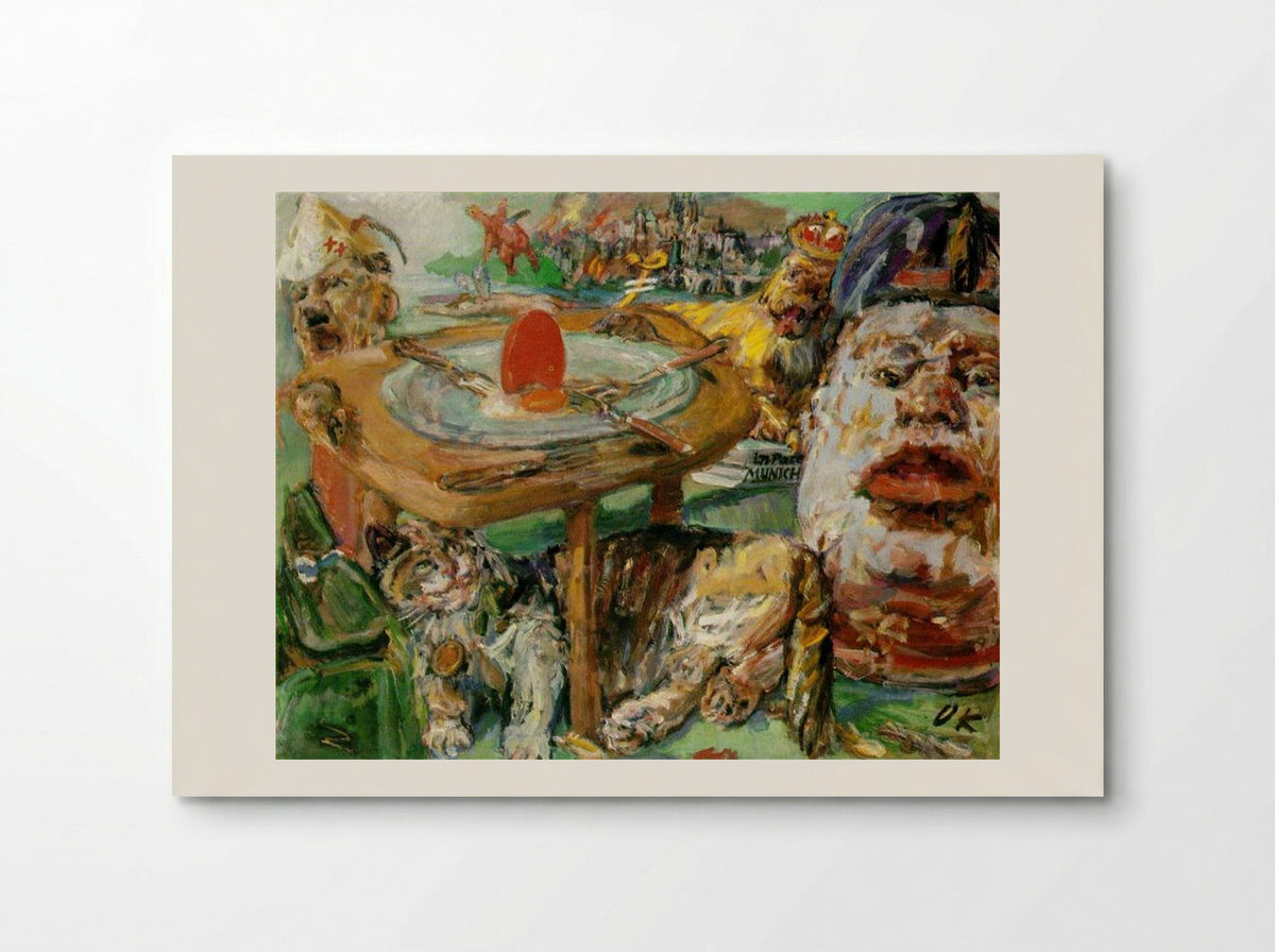 The Red Egg - Oskar Kokoschka - Poster