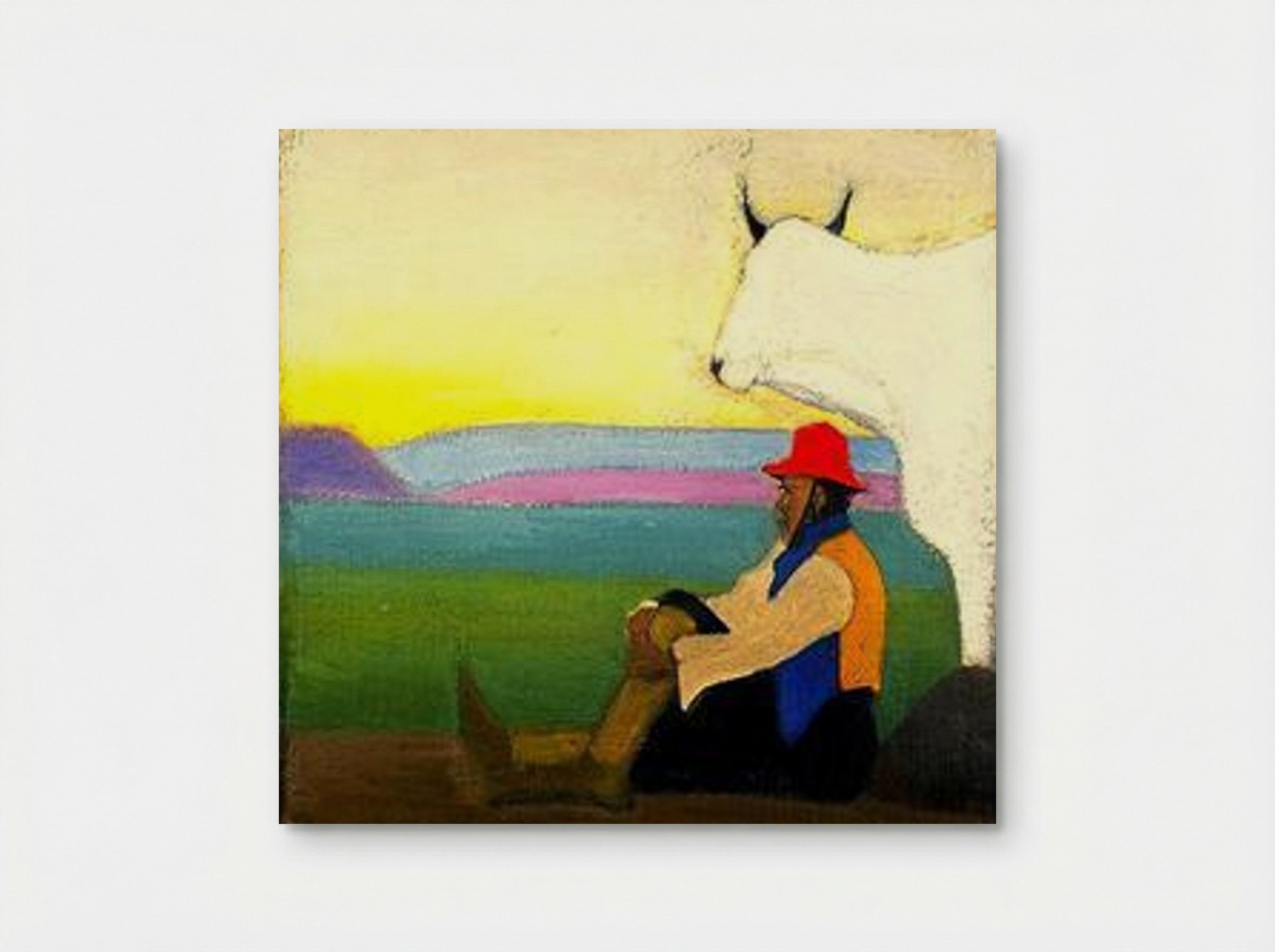 The Red Hat - Joseph Stella - Poster