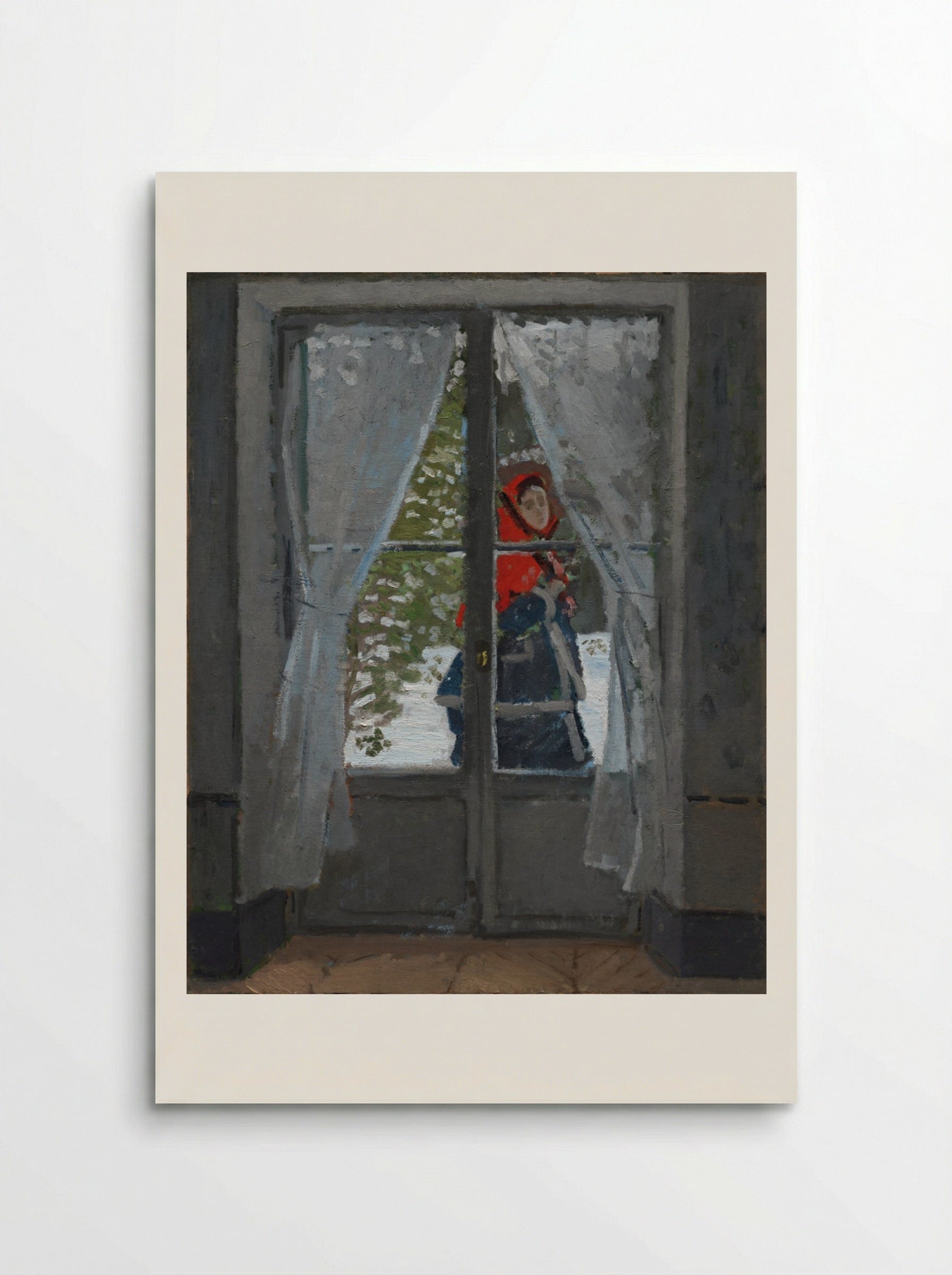 The Red Kerchief - Claude Monet - Poster