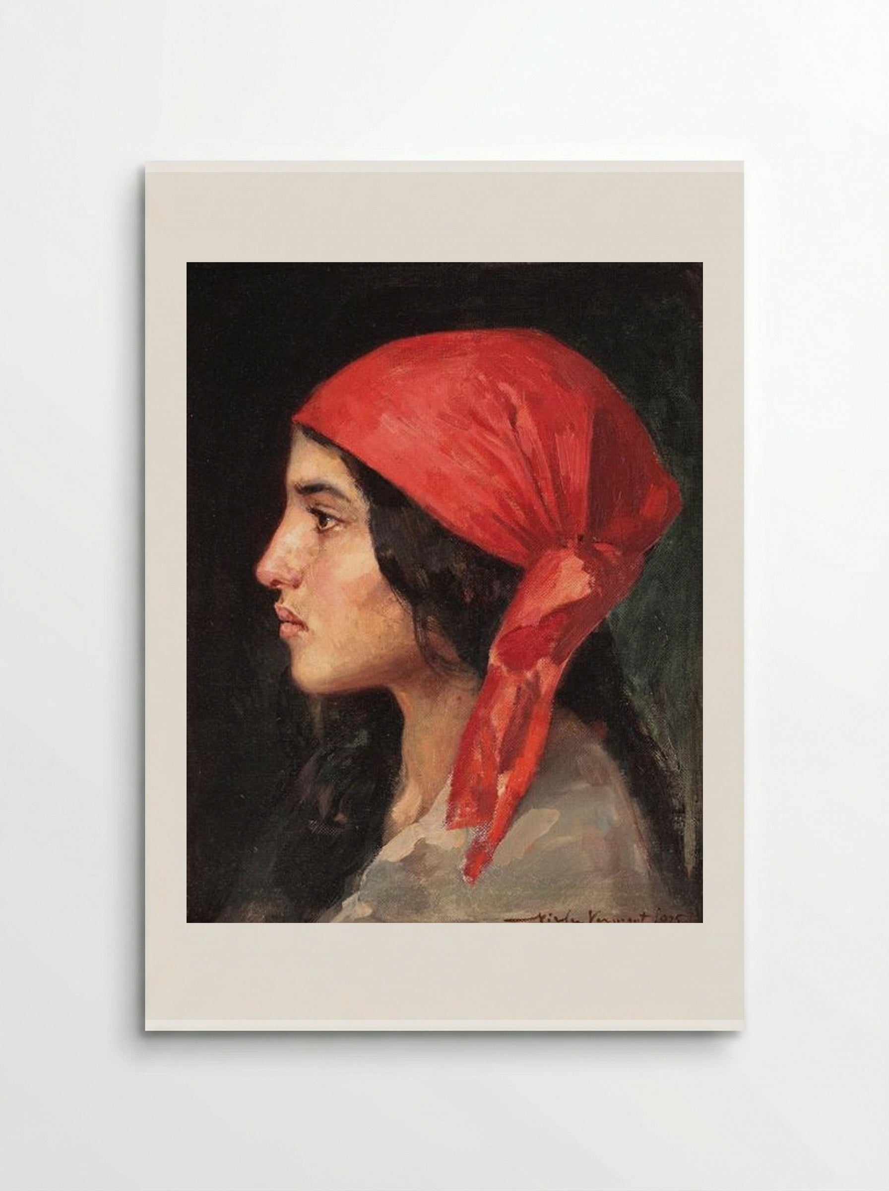 The Red Scarf - Nicolae Vermont - Poster