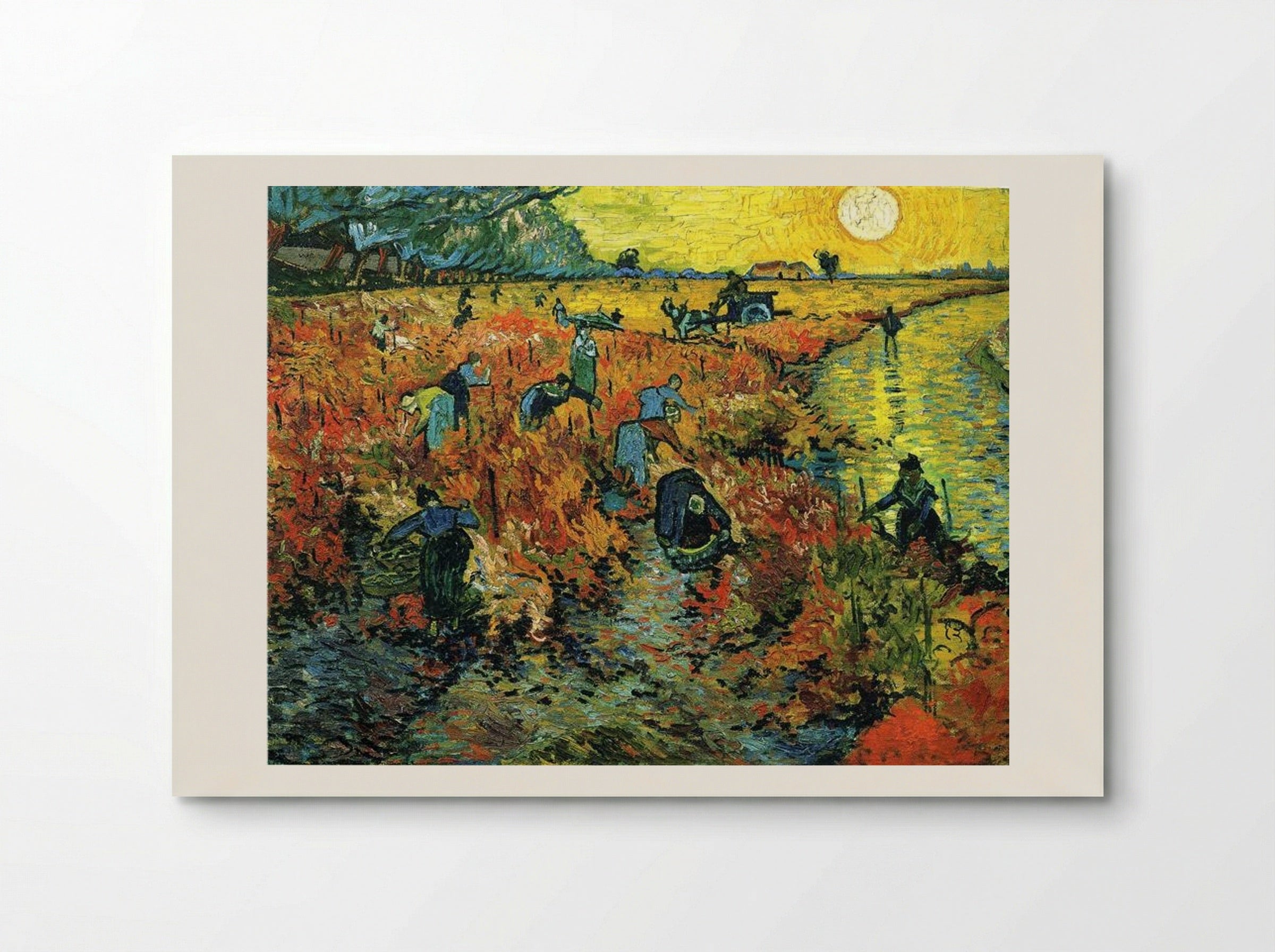 The Red Vineyard - Vincent van Gogh - Poster