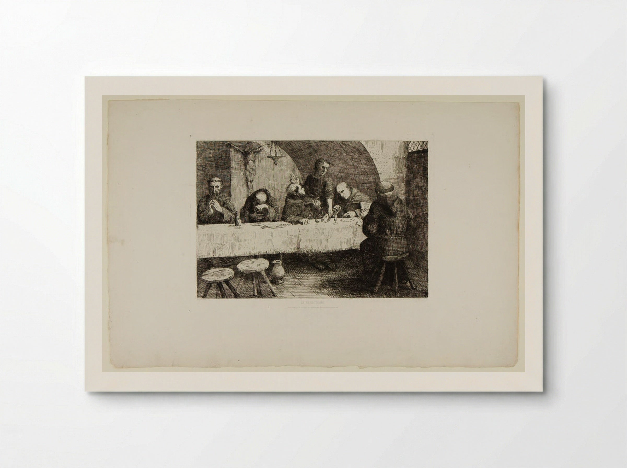 The Refectory - Alphonse Legros - Poster