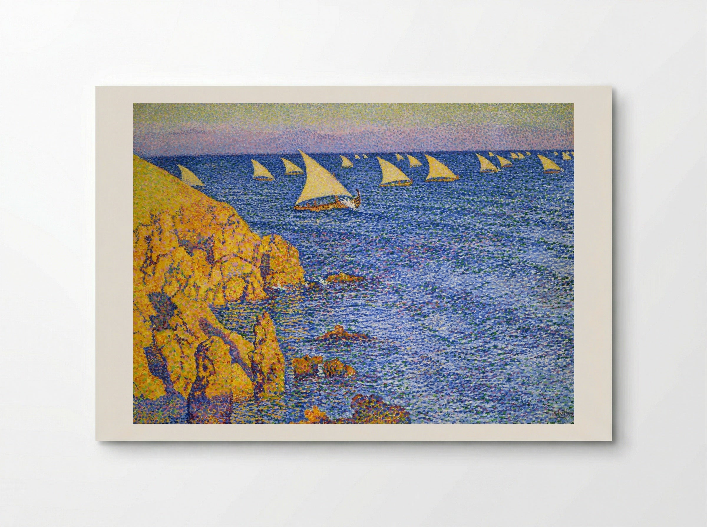 The Regatta - Théo van Rysselberghe - Poster