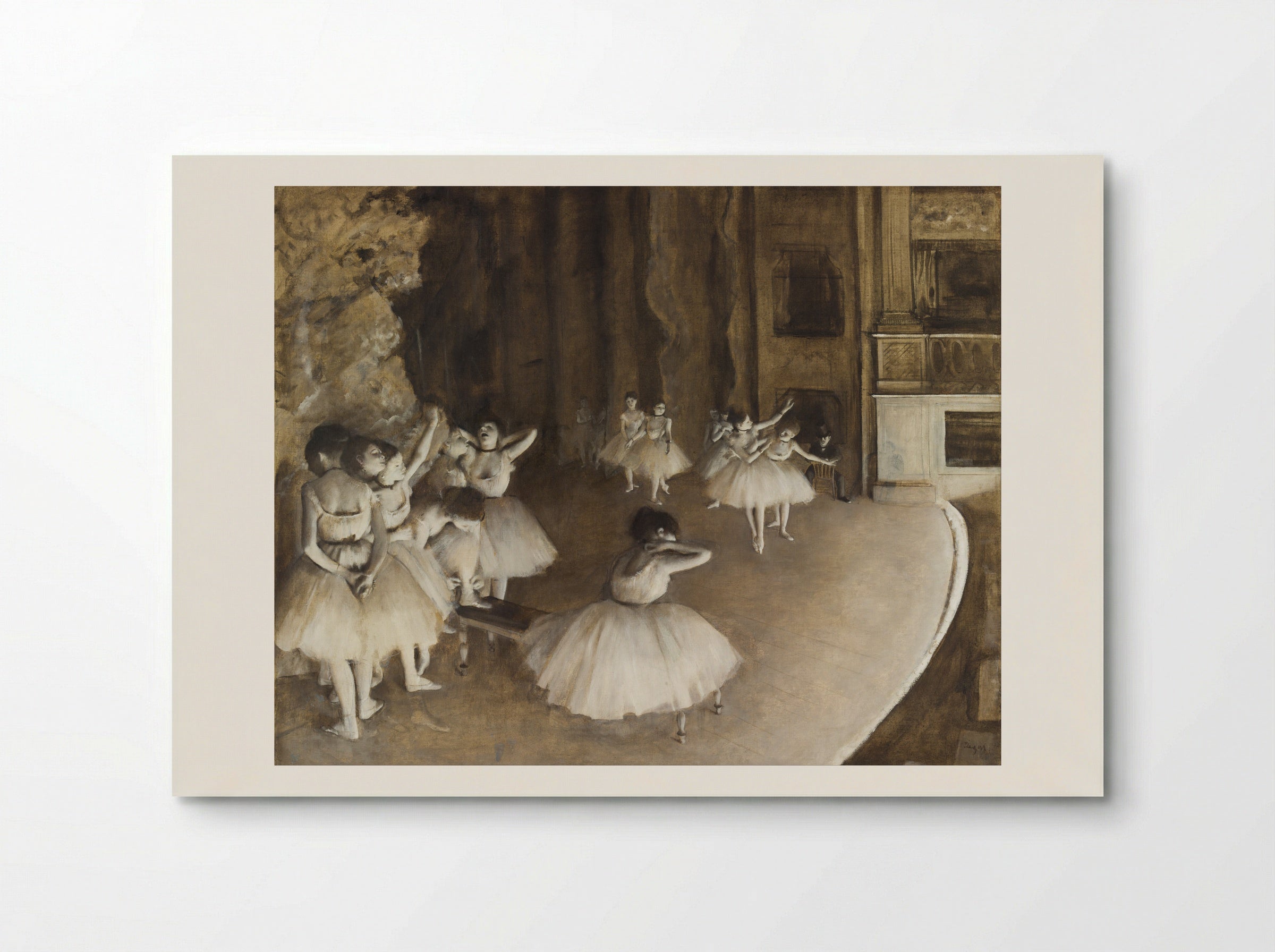 The Rehearsal - Hilaire-Germain-Edgar Degas - Poster