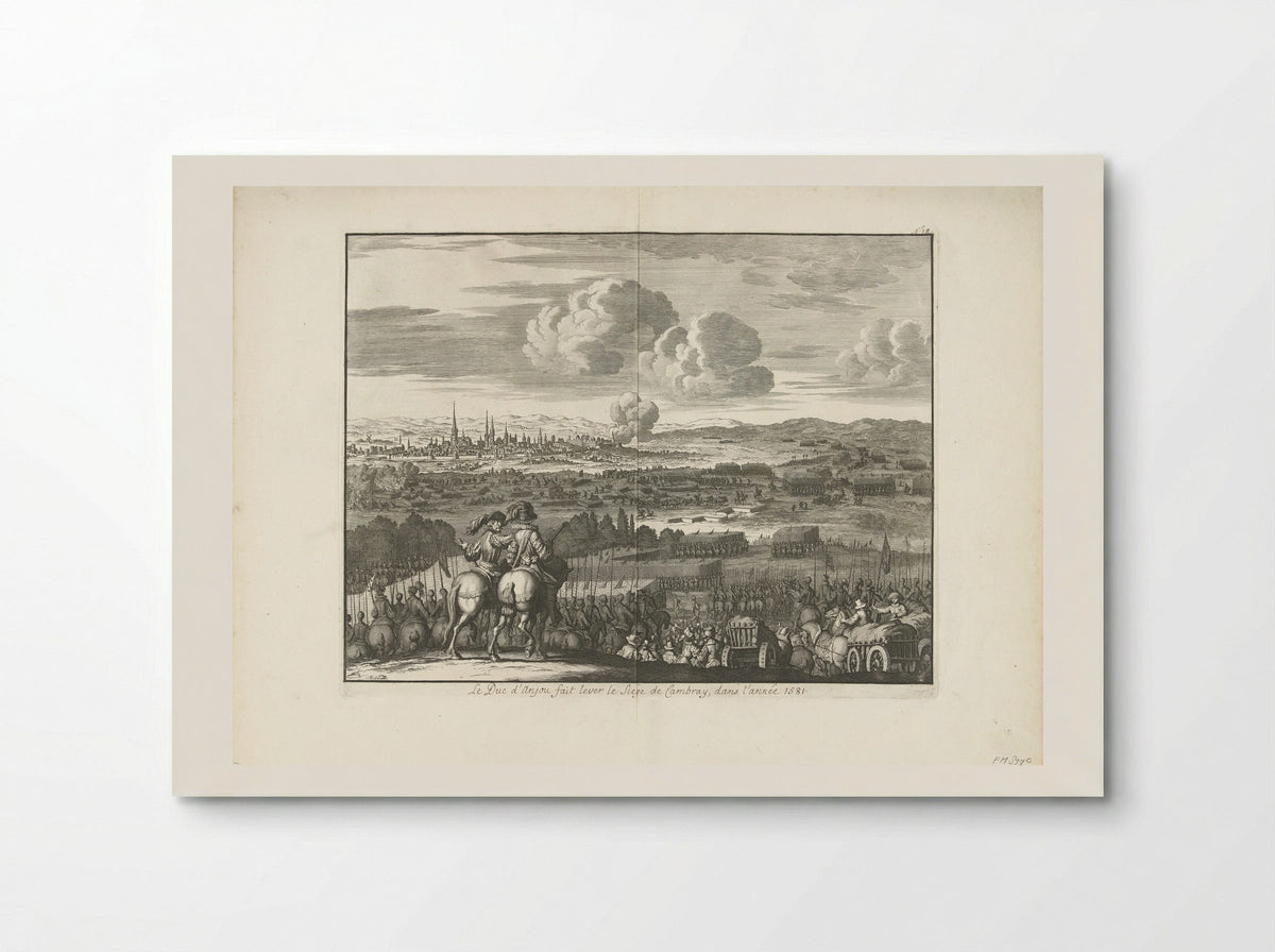 The Relief of Cambrai by the Duke of Anjou, 1581 - Jan Luyken - Poster