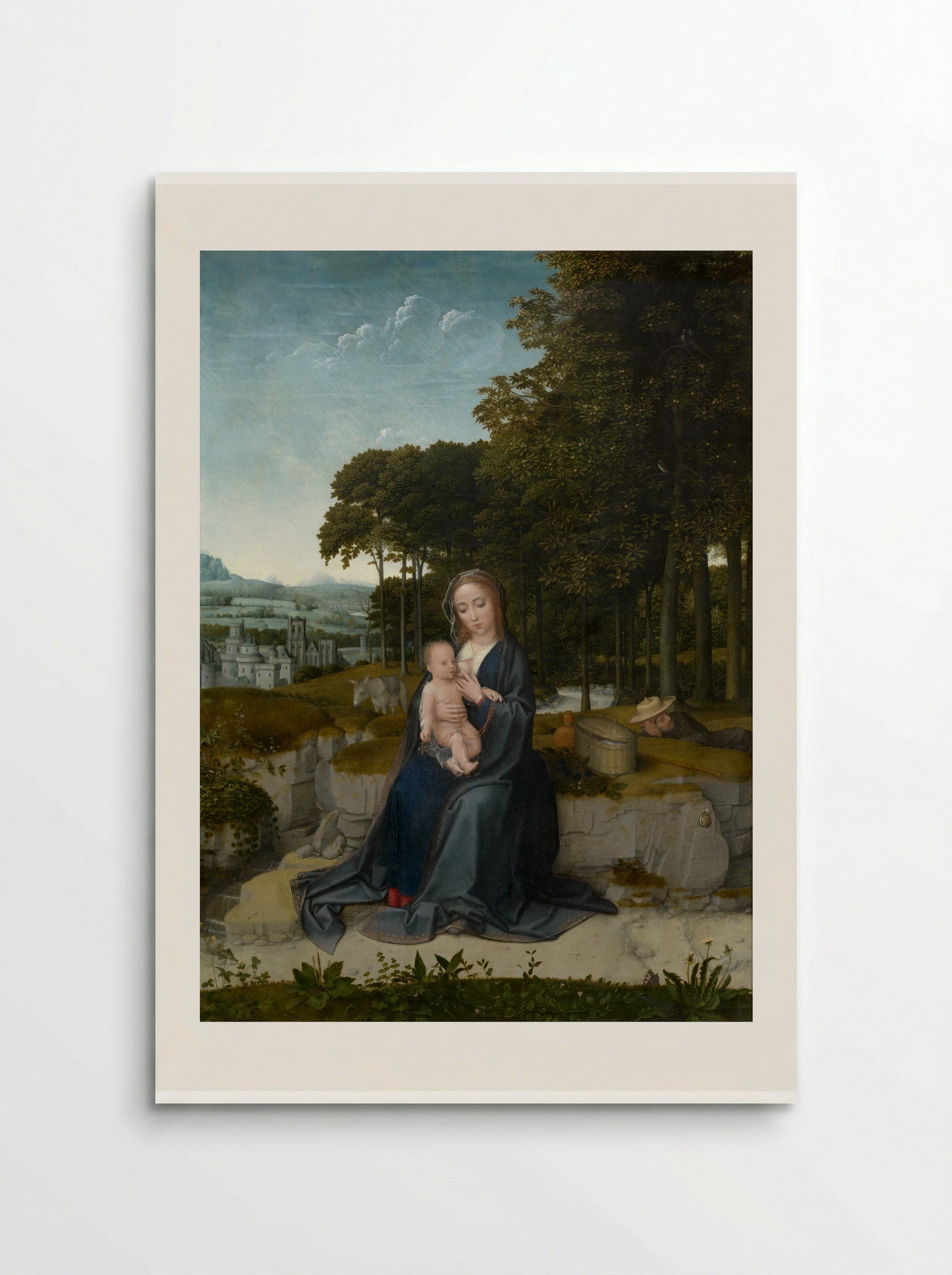 The Rest on the Flight into Egypt - Gerard David - Poster