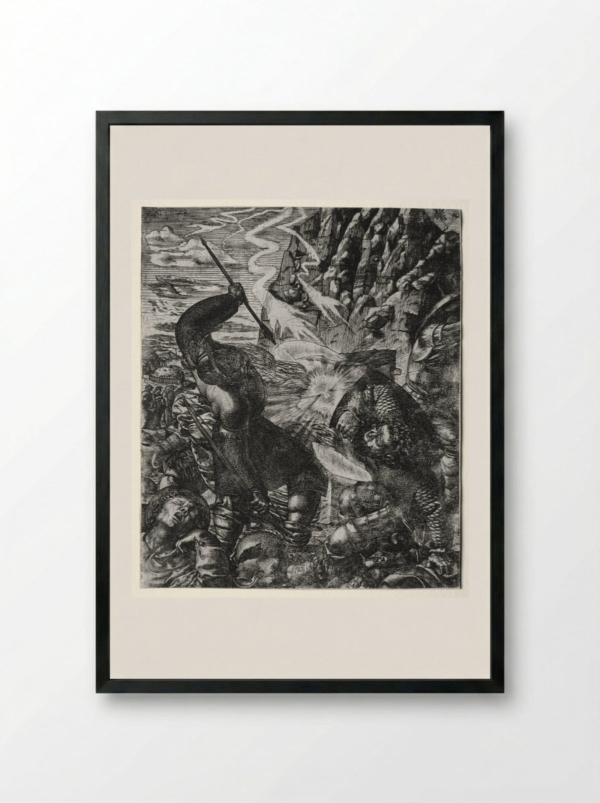 The Resurrection - Philipp Uffenbach - Framed Print Black