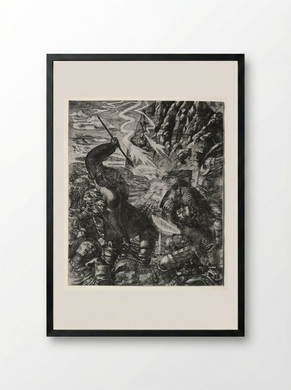 The Resurrection - Philipp Uffenbach - Framed Print Black