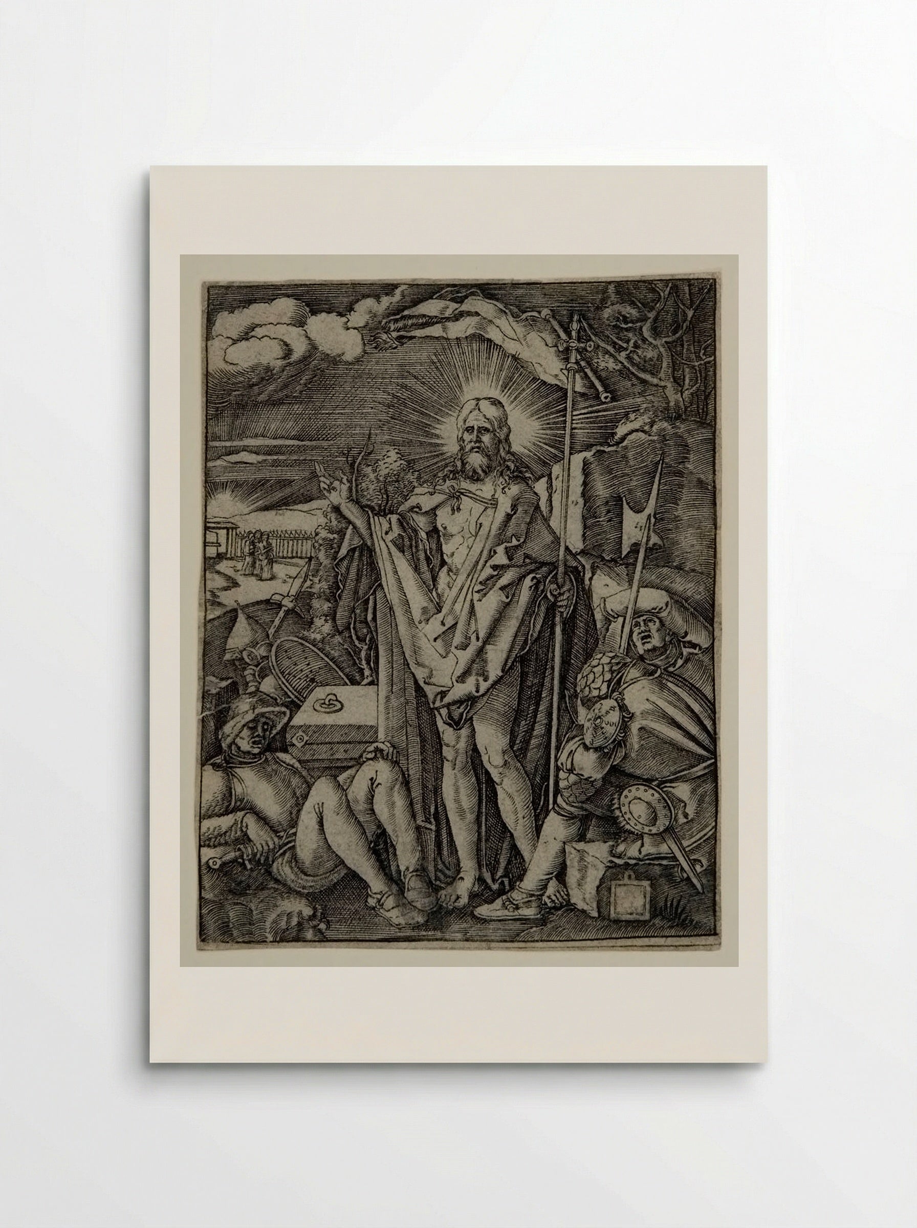 The Resurrection - Marcantonio Raimondi - Poster