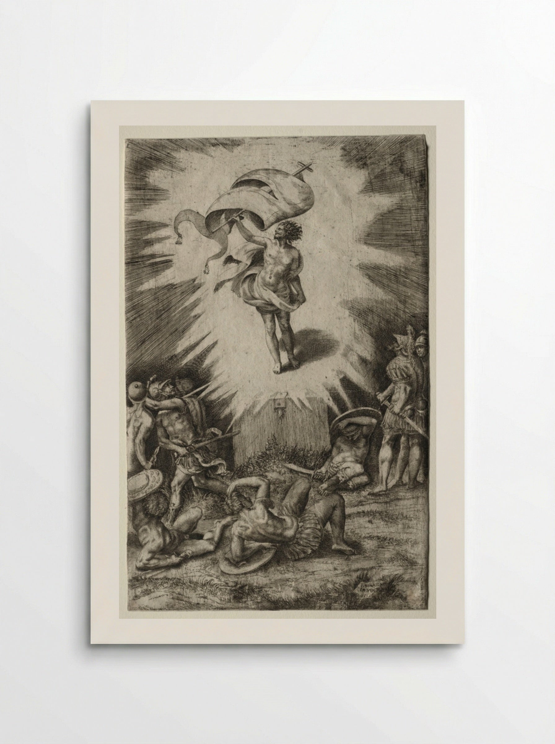 The Resurrection - Giulio Bonasone - Poster