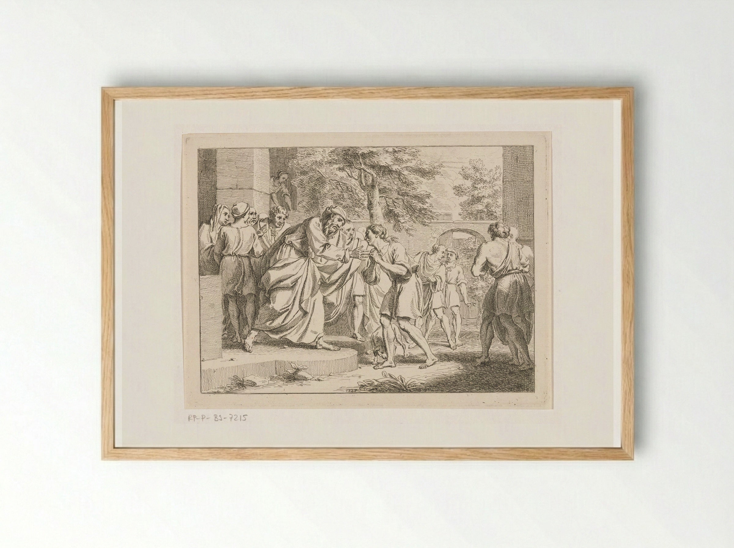 The Return of the Prodigal Son - Louis Fabritius Dubourg - Framed Print Wood