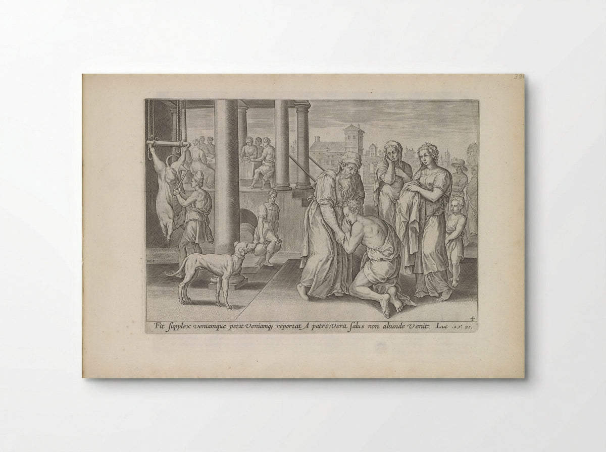 The Return of the Prodigal Son - Claes Jansz. Visscher (II) - Poster